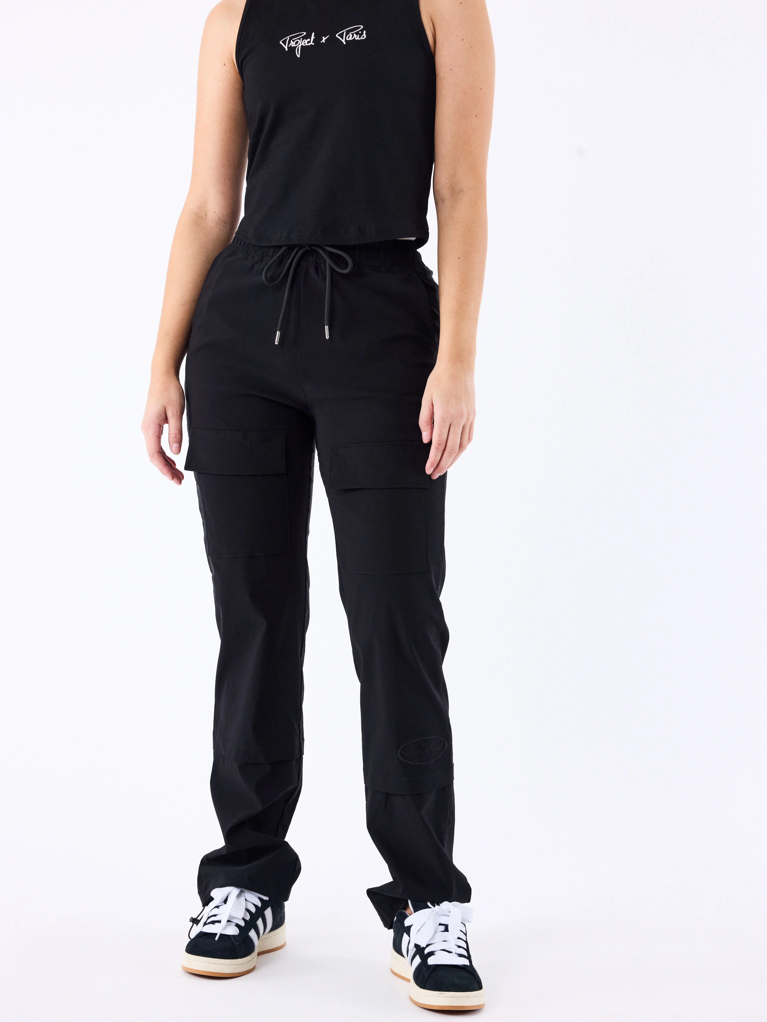 Pantalon ceinture bande élastiquée logotée - Image 2