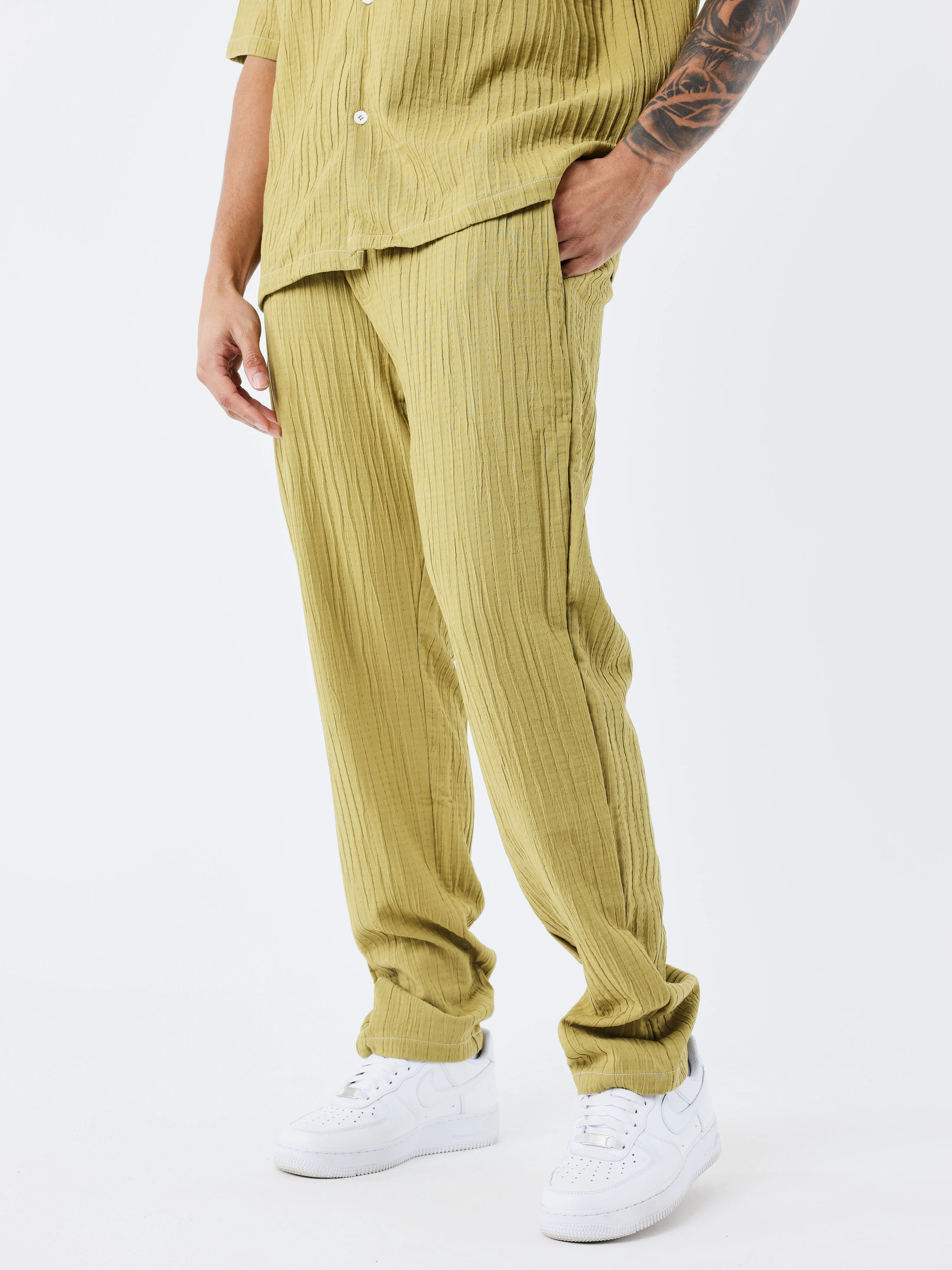 Pantalon décontractée plissée - Image 3