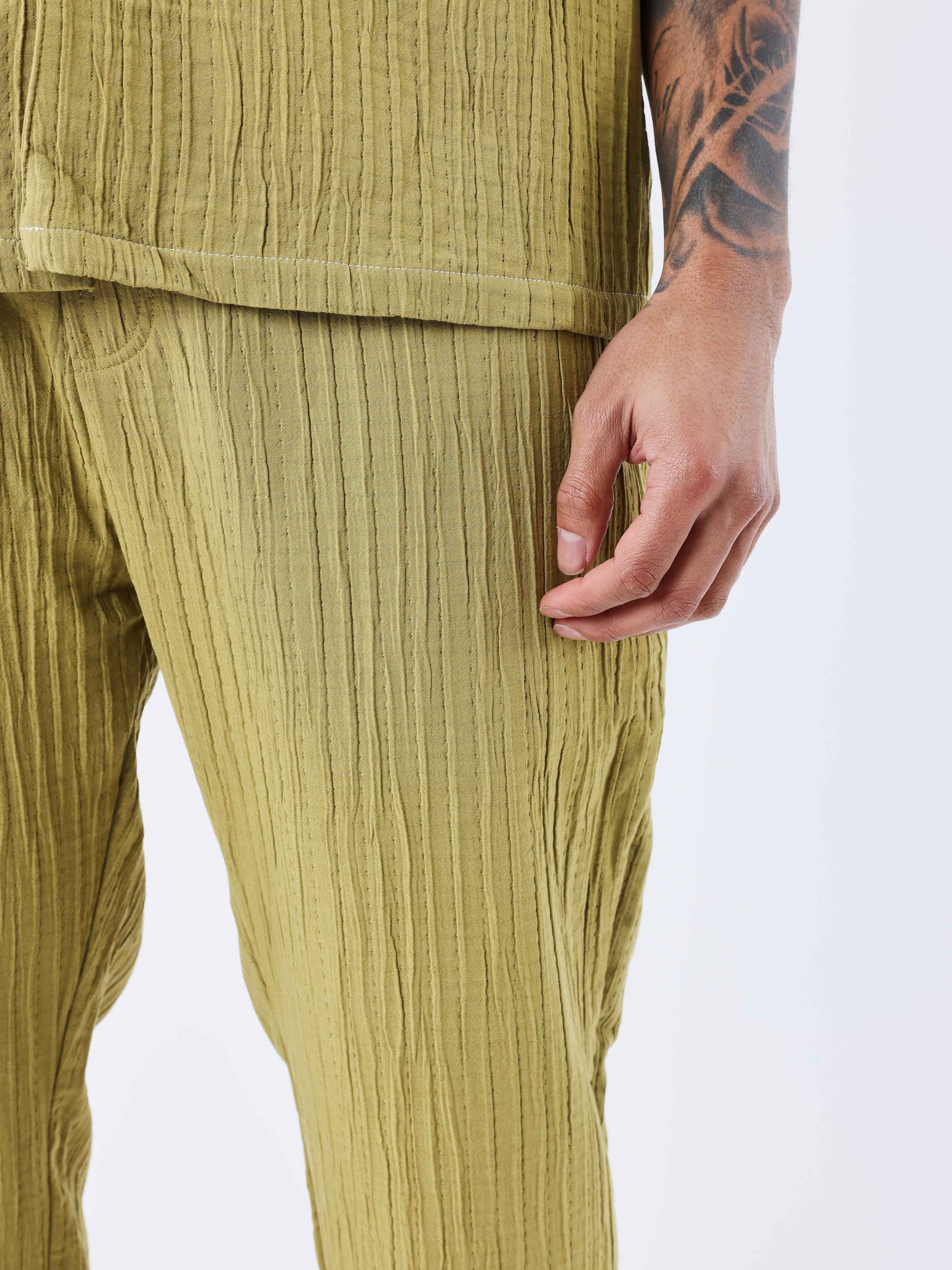 Pantalon décontractée plissée - Image 4