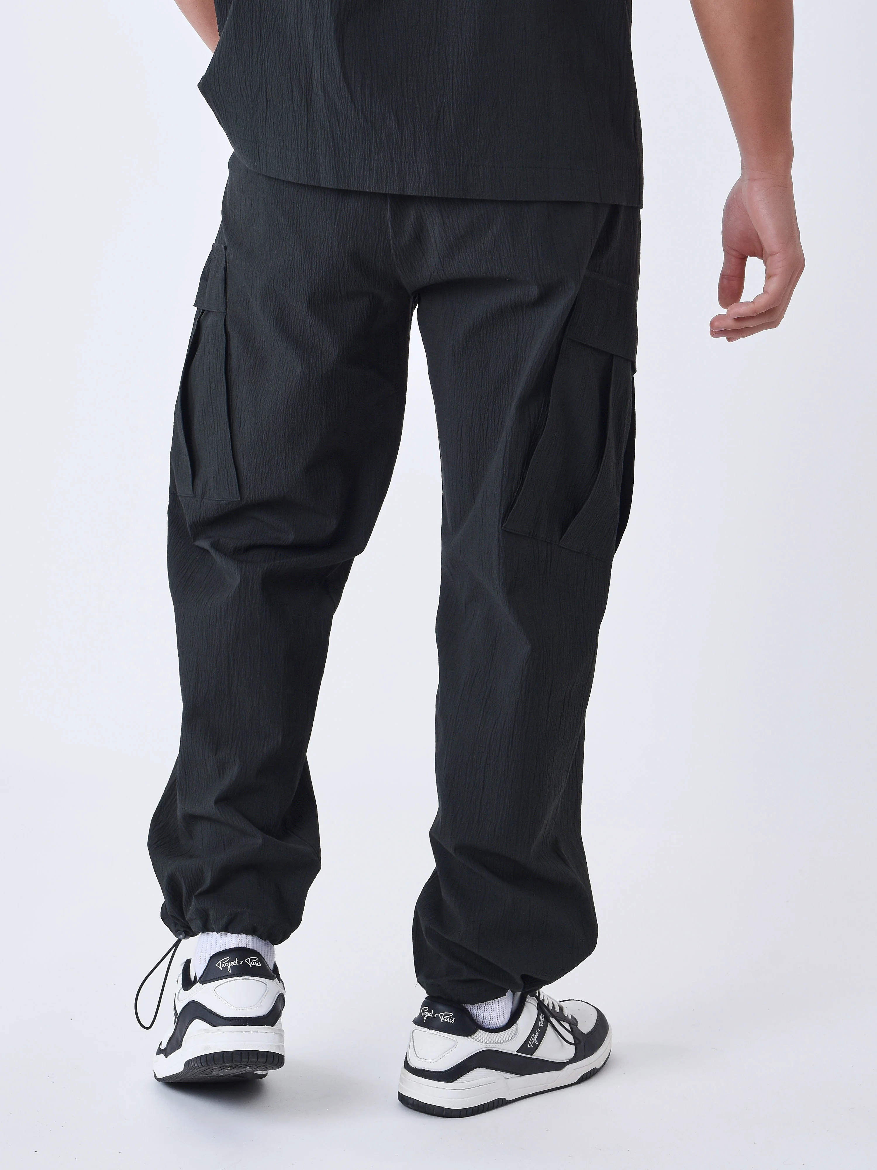Pantalon effet froissé a poches - Image 3