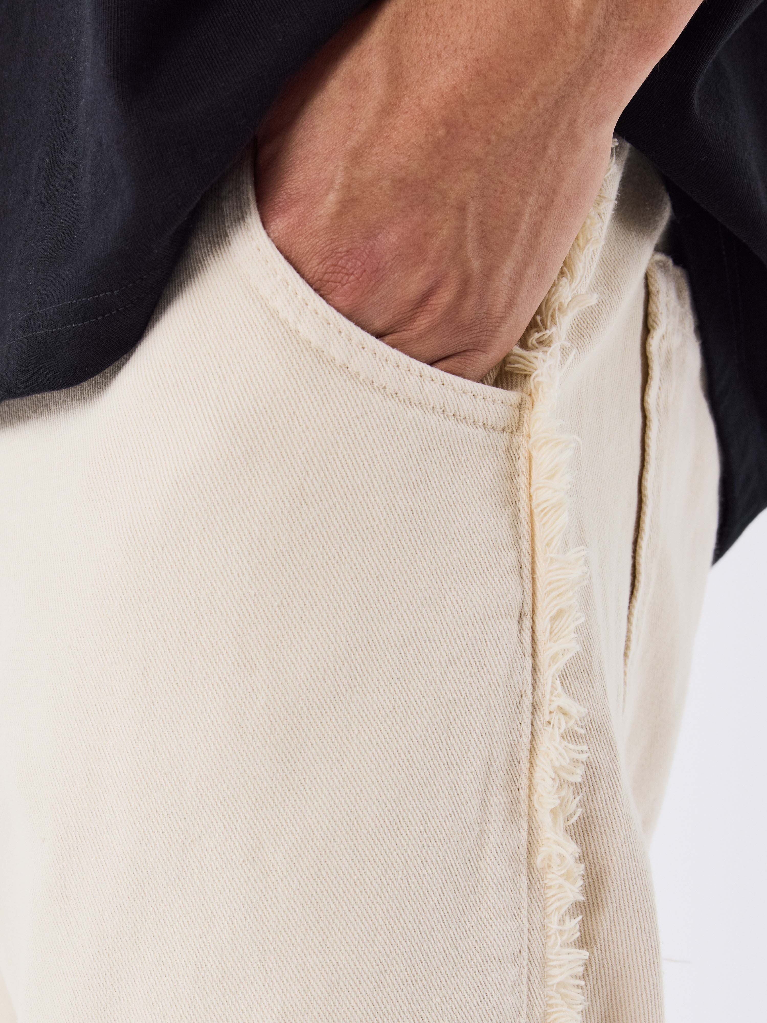 Pantalon évasé a détails frange - Image 5