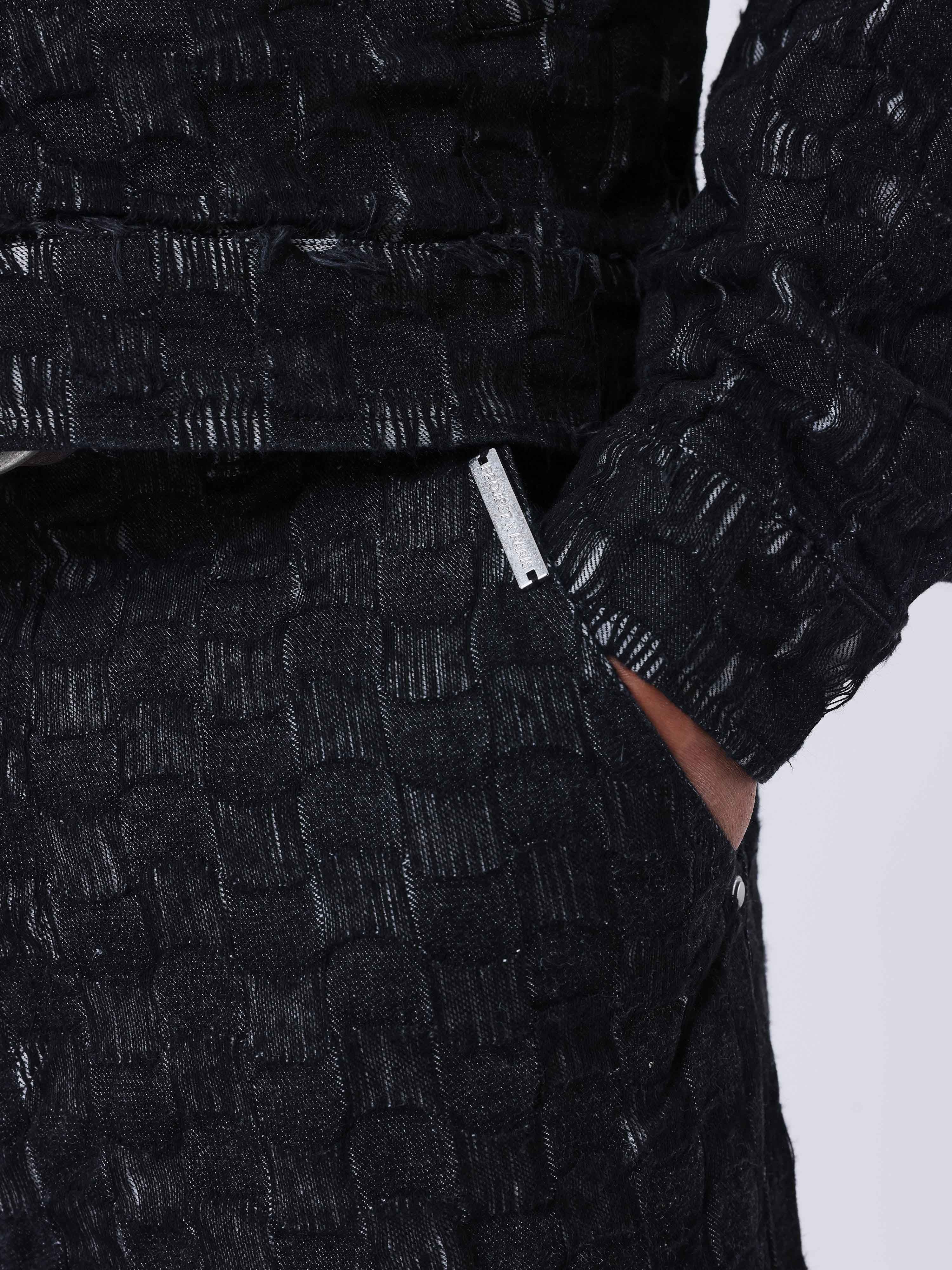 Pantalon Kalash x PXP en denim a motif damier - Image 5