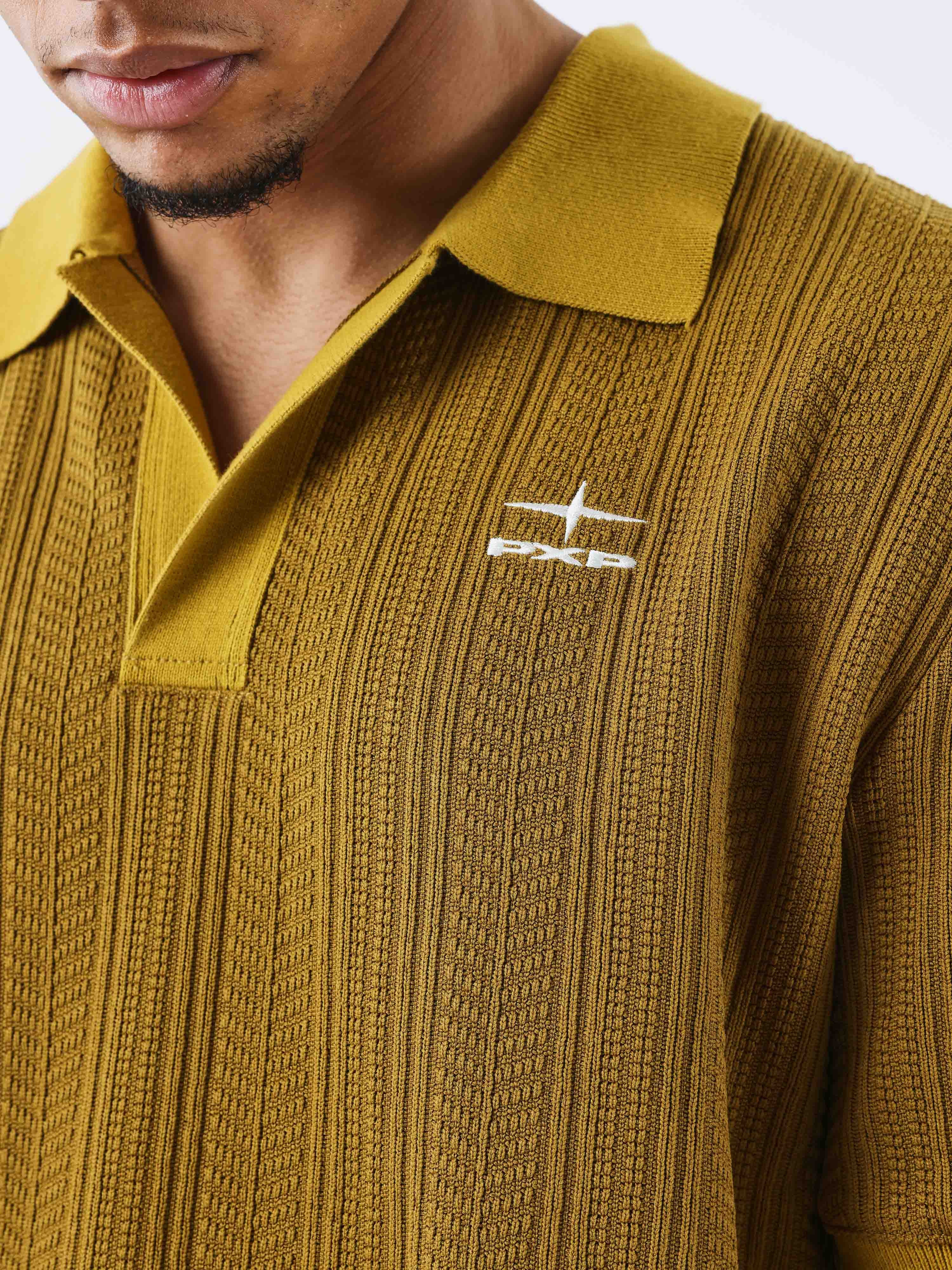 Polo en maille Preppy texturé - Image 4