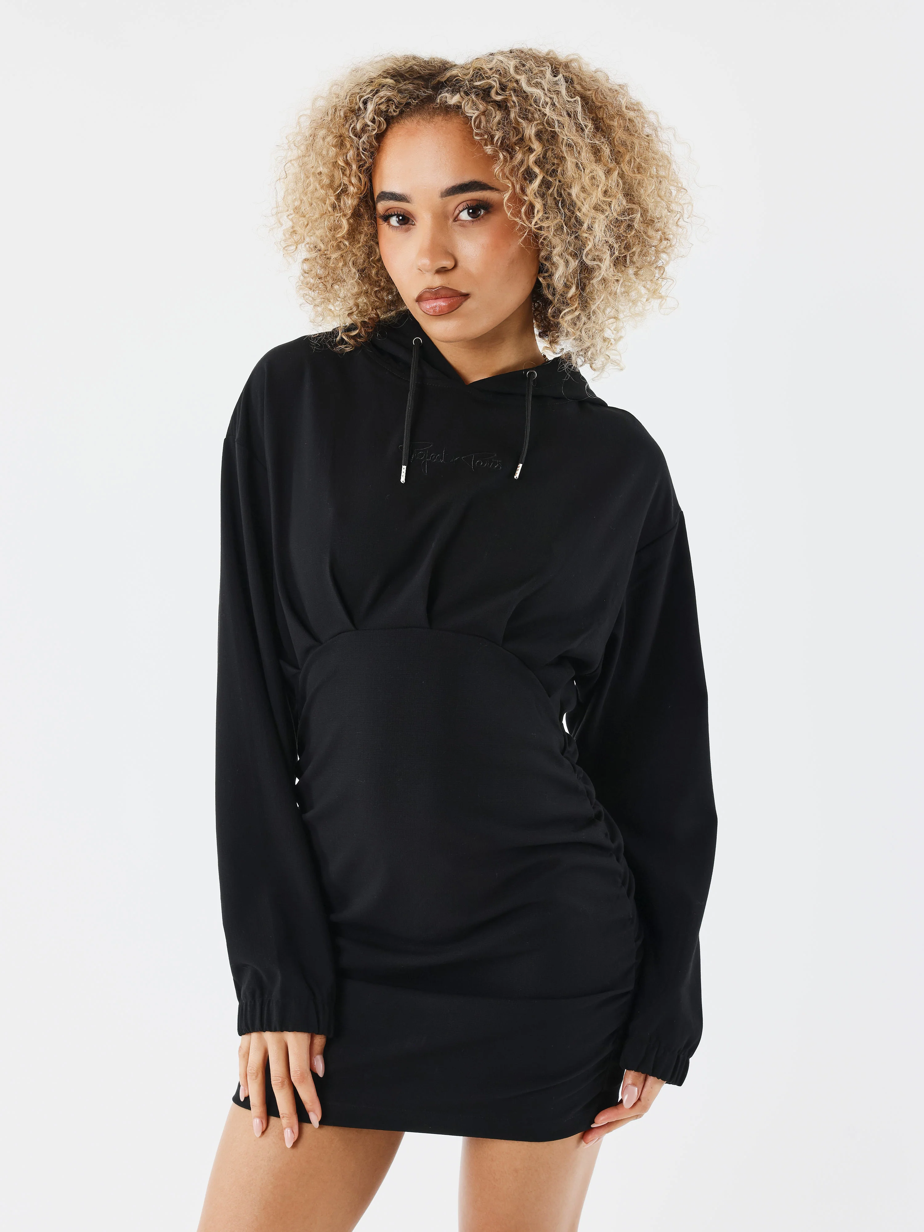 Robe Ă capuche manches longues - Image 2