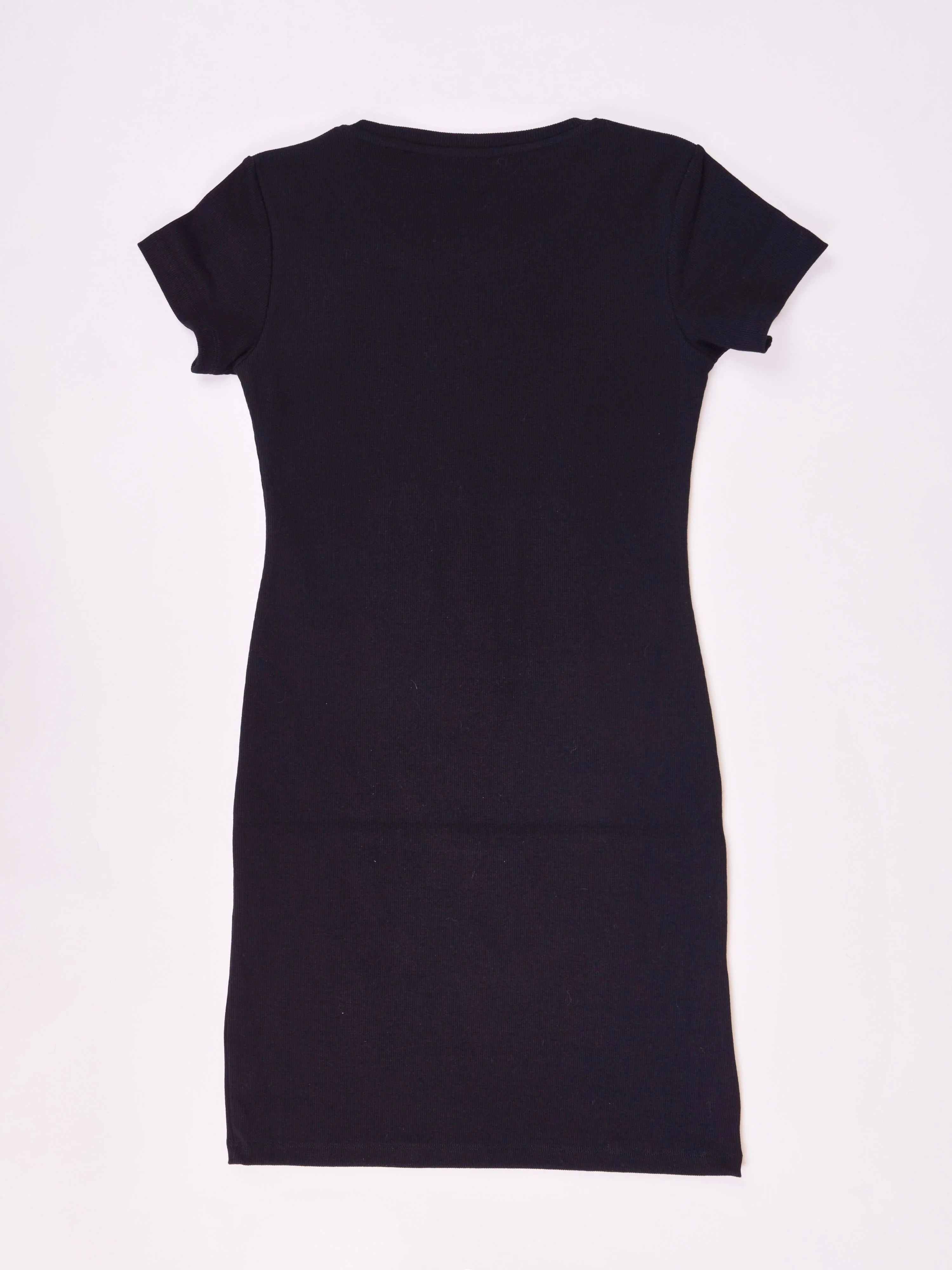 Robe côtelée manche courte - Image 3
