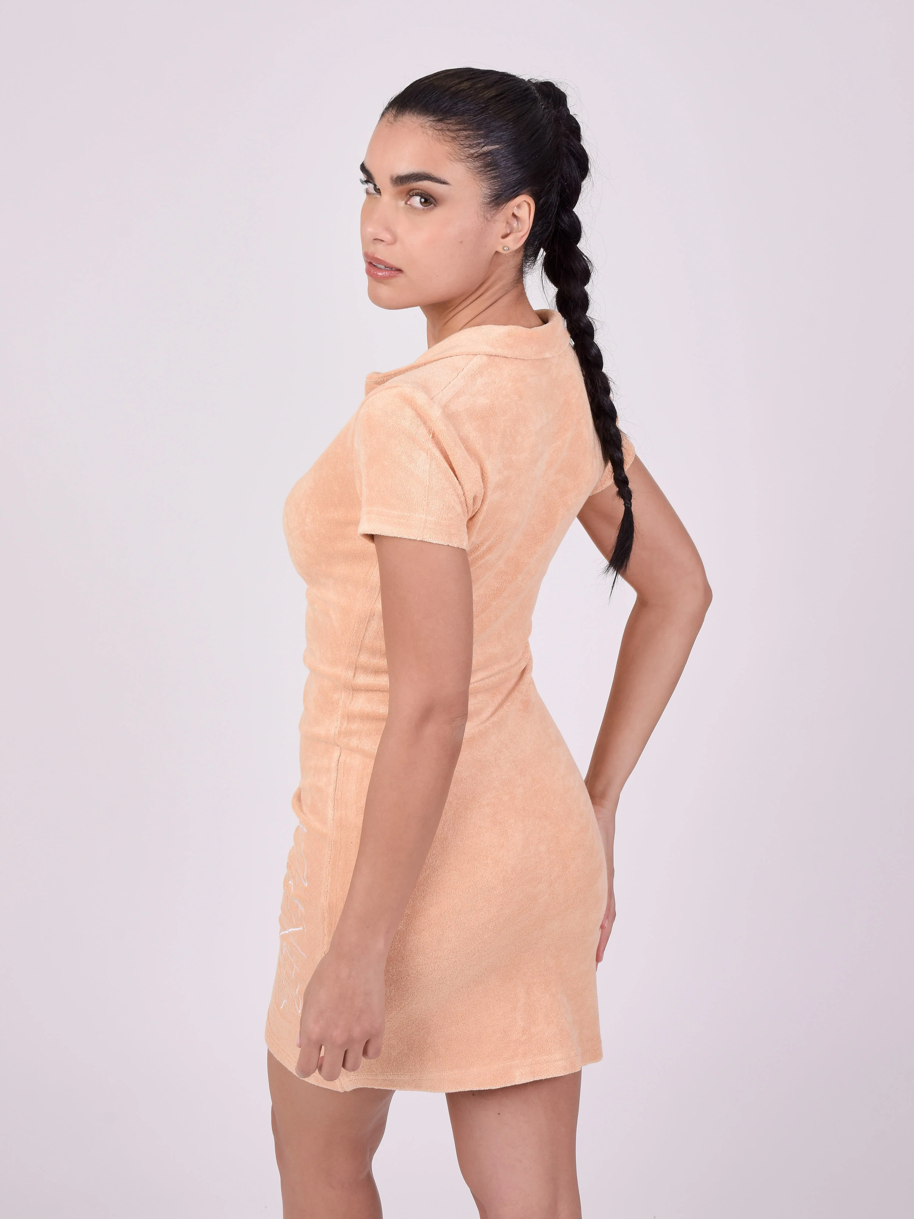 Robe polo en tissu éponge - Image 5