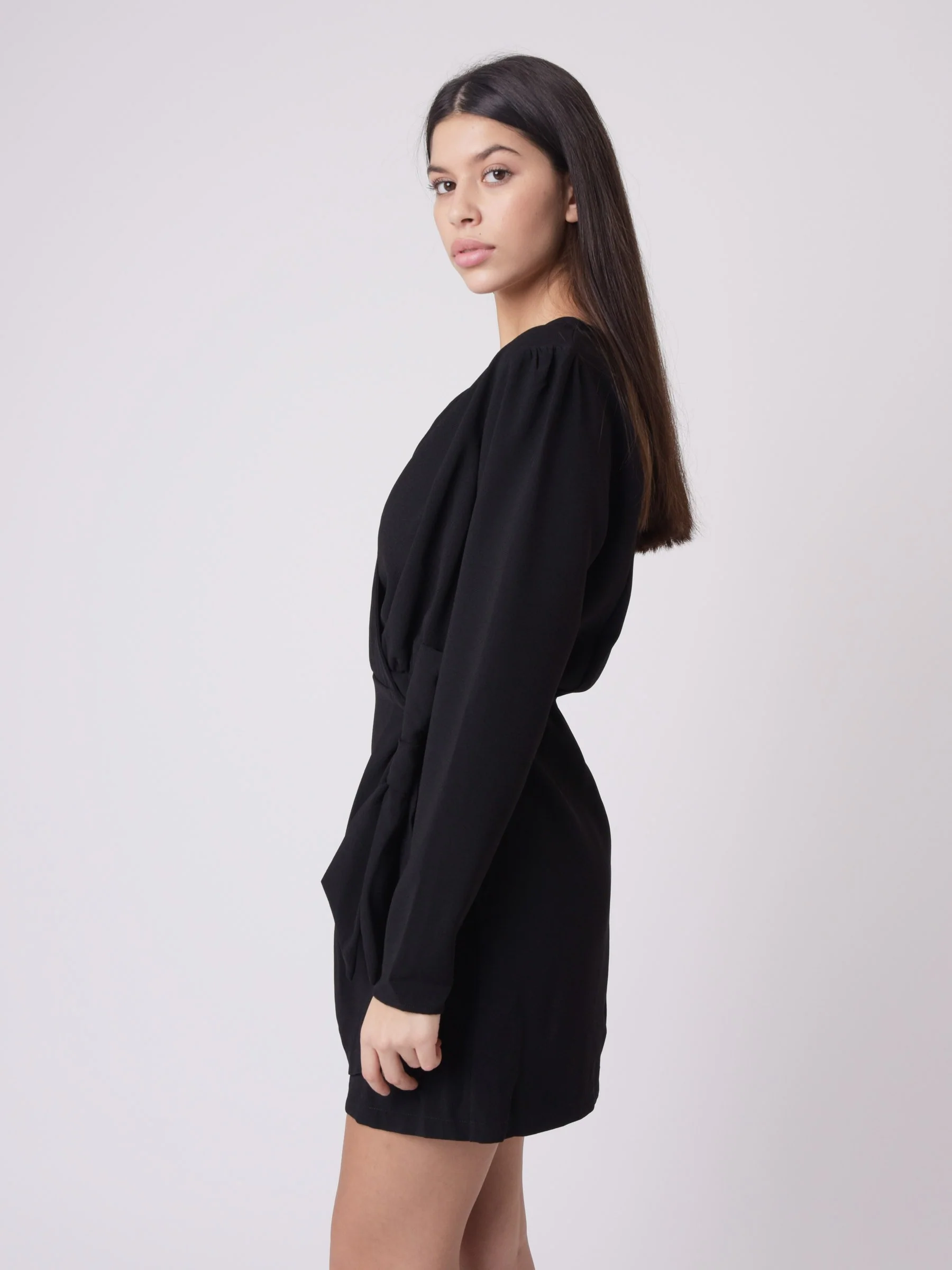 Robe portefeuille avec noeud - Image 3