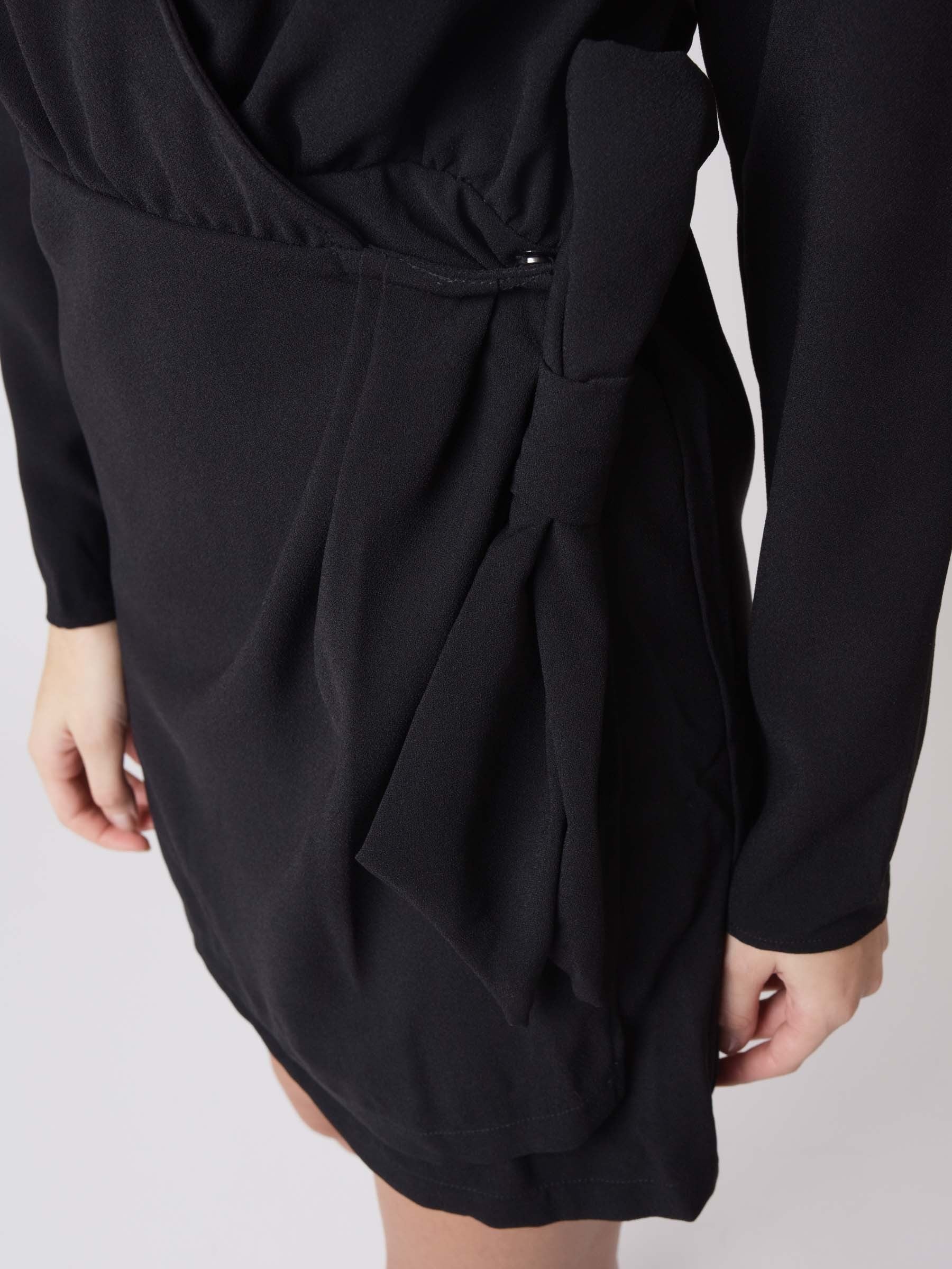 Robe portefeuille avec noeud - Image 5