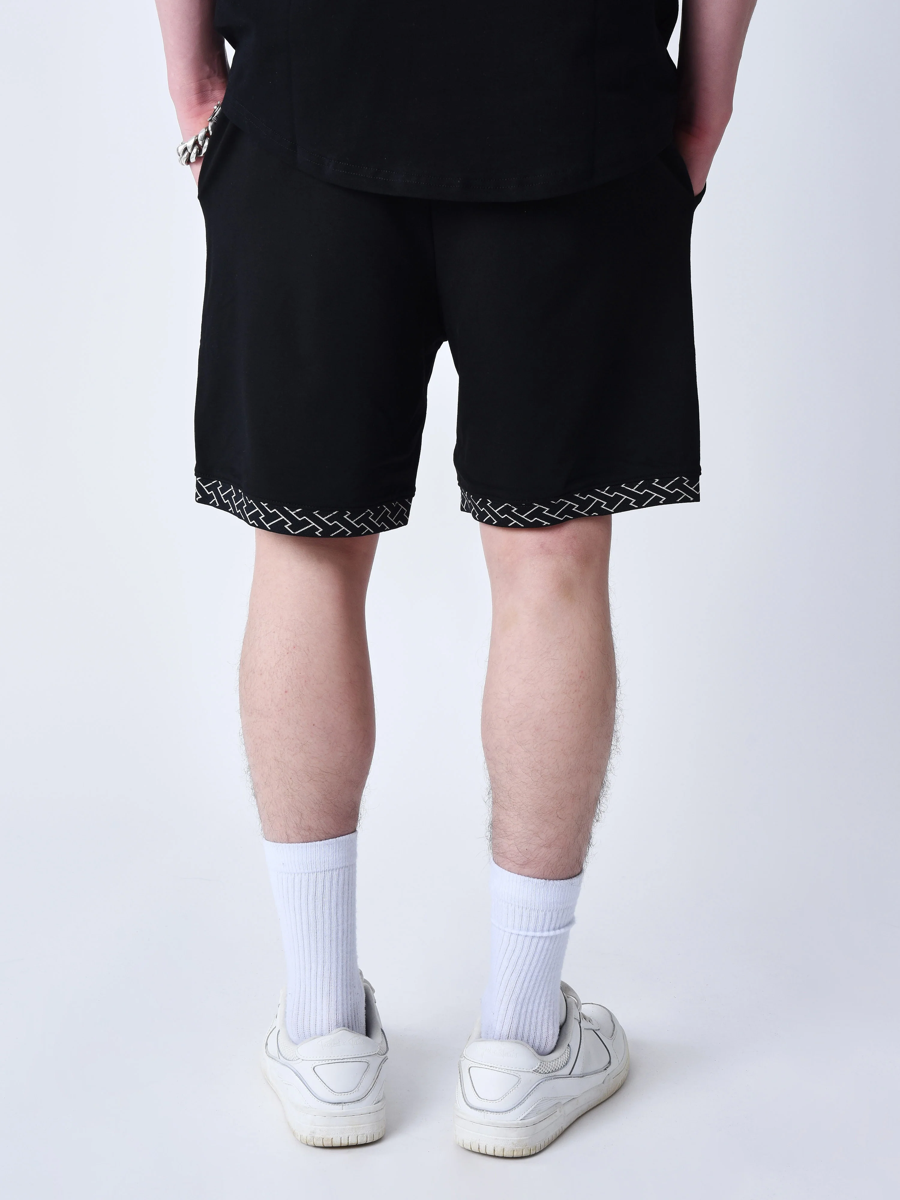 Short à détails tissé labyrinthe - Image 3