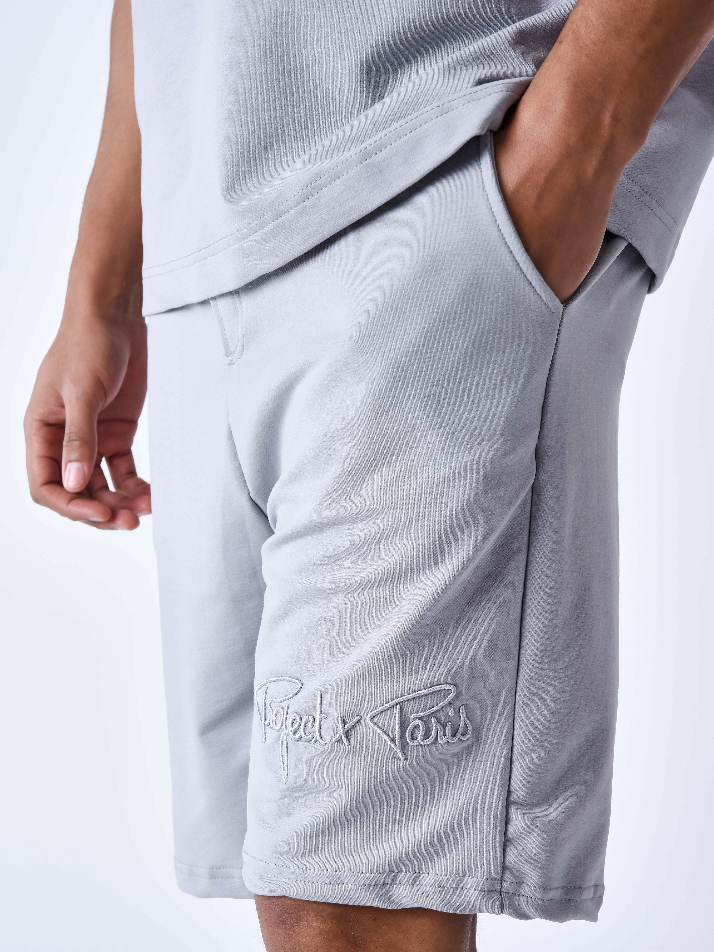 Short classique brodé Signature - Image 4