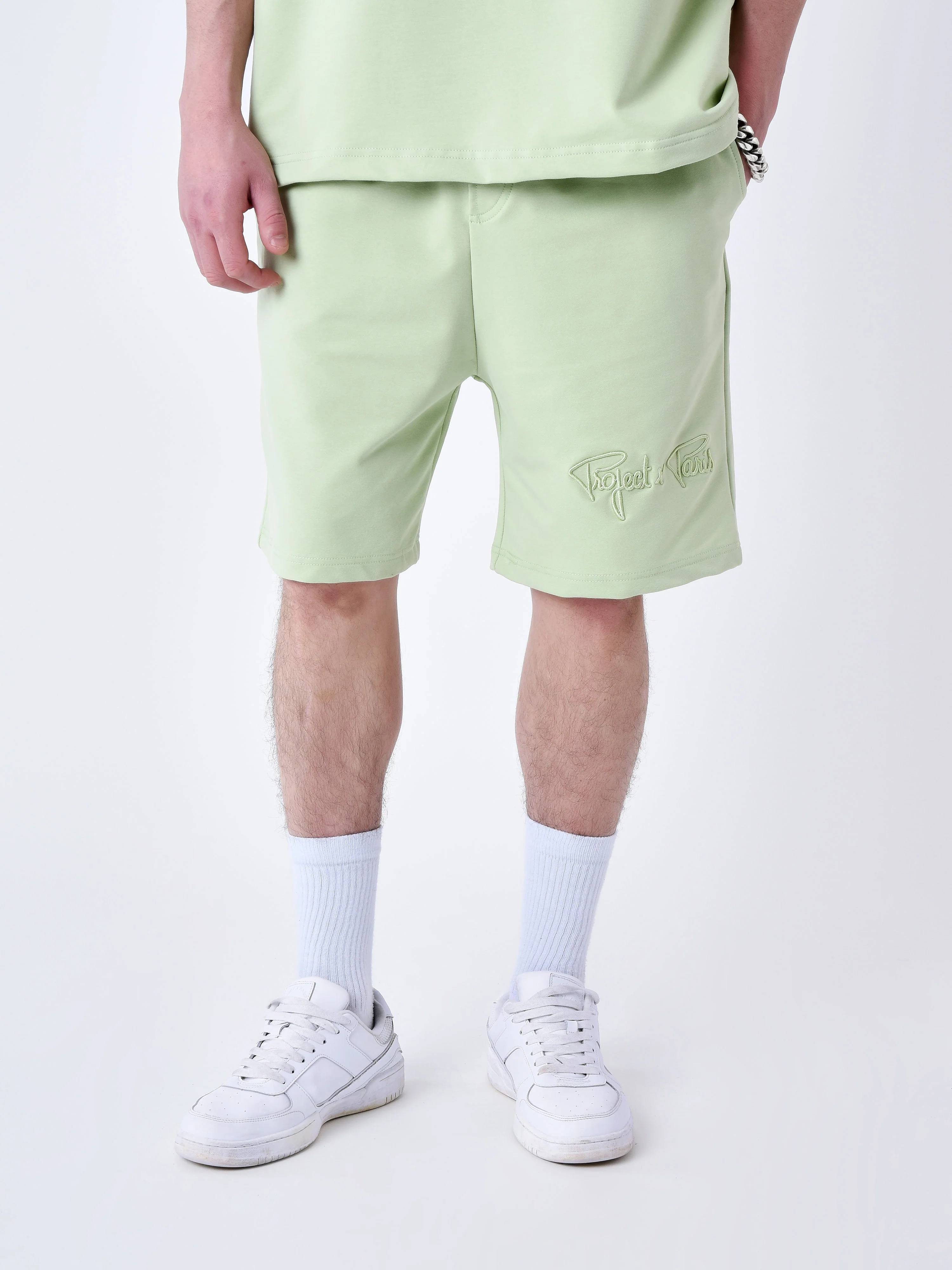 Short classique brodé Signature - Image 3