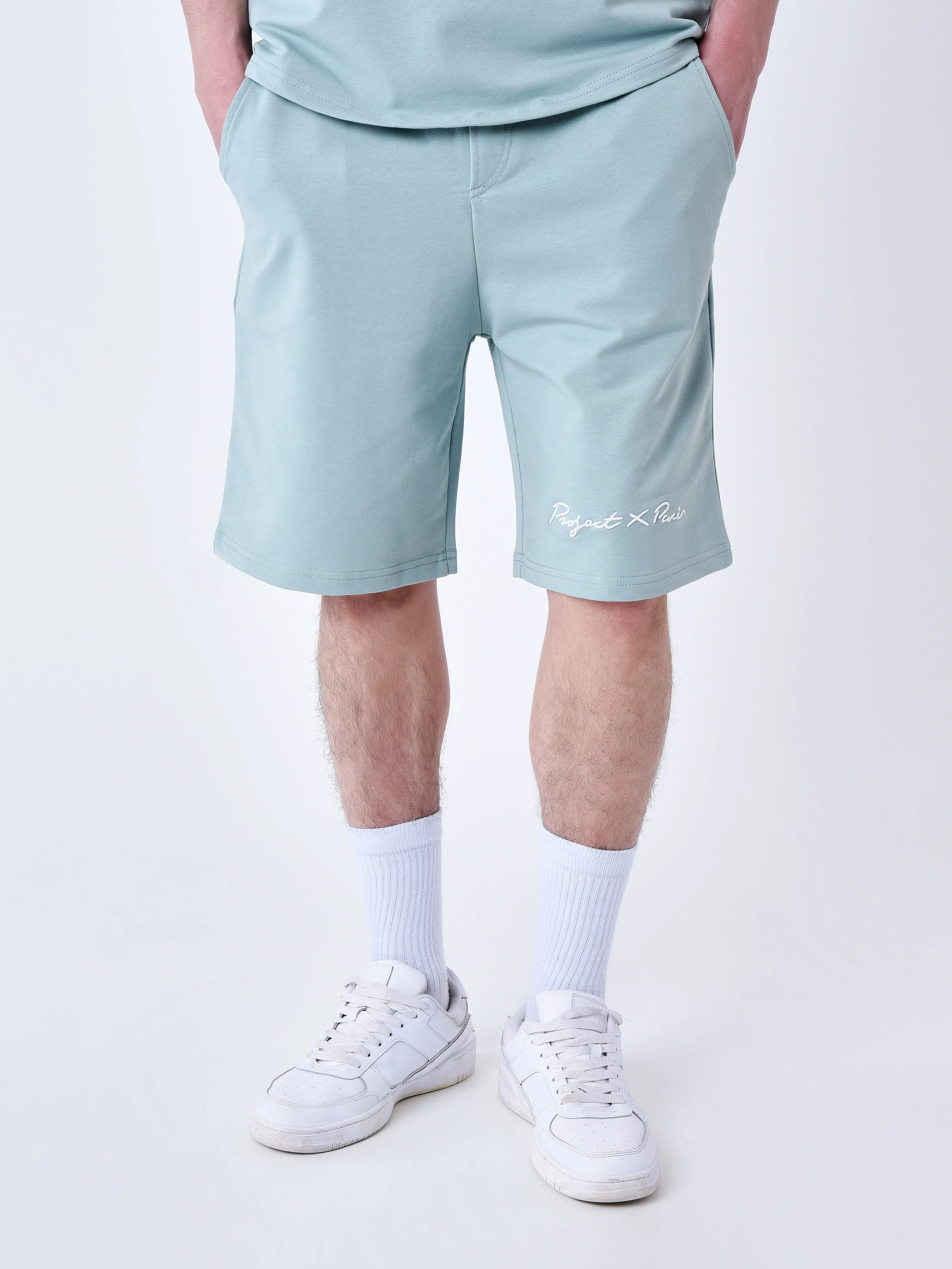 Short classique brodé - Image 2