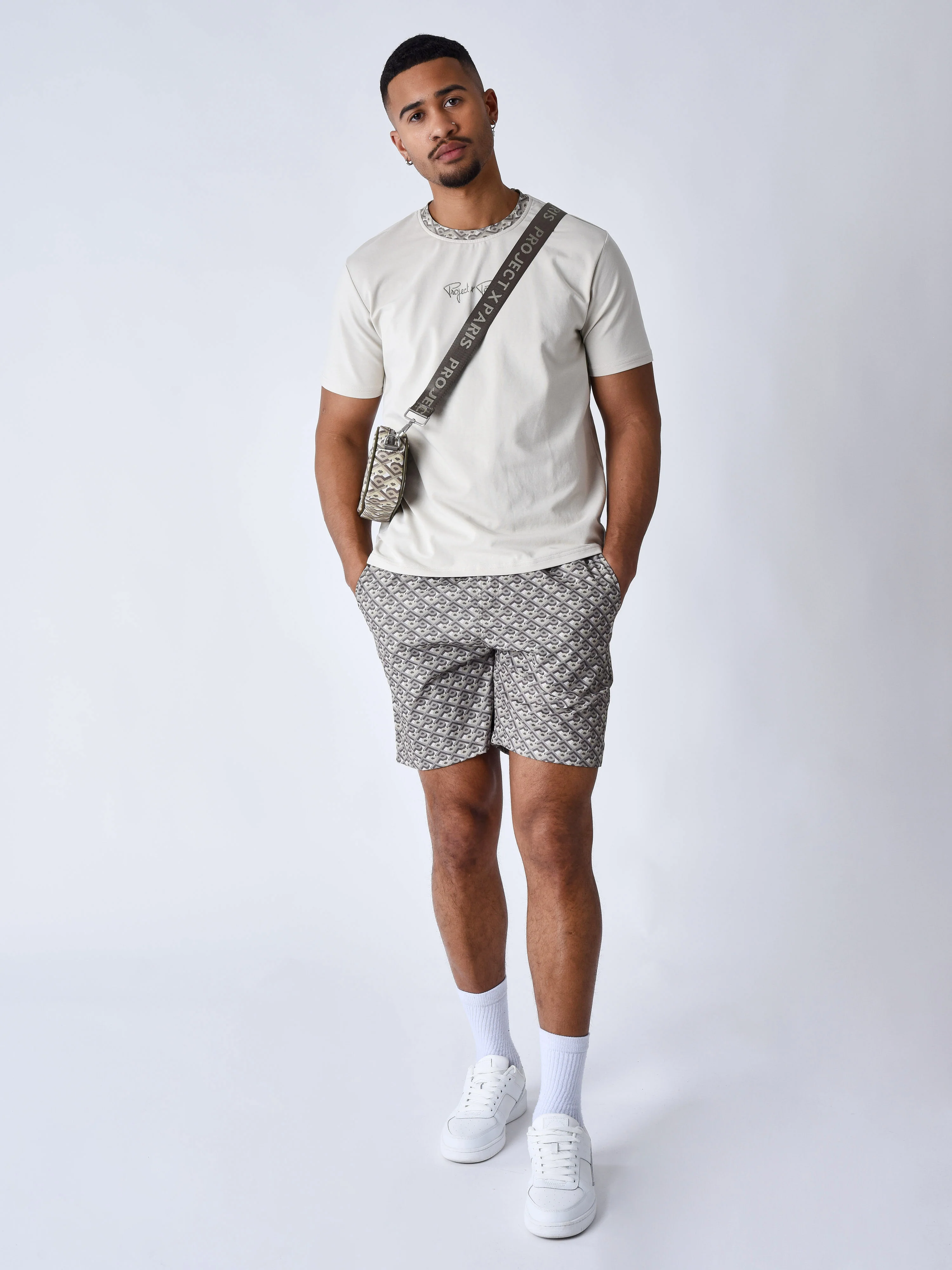 Short de bain imprimé Graphic Gaze