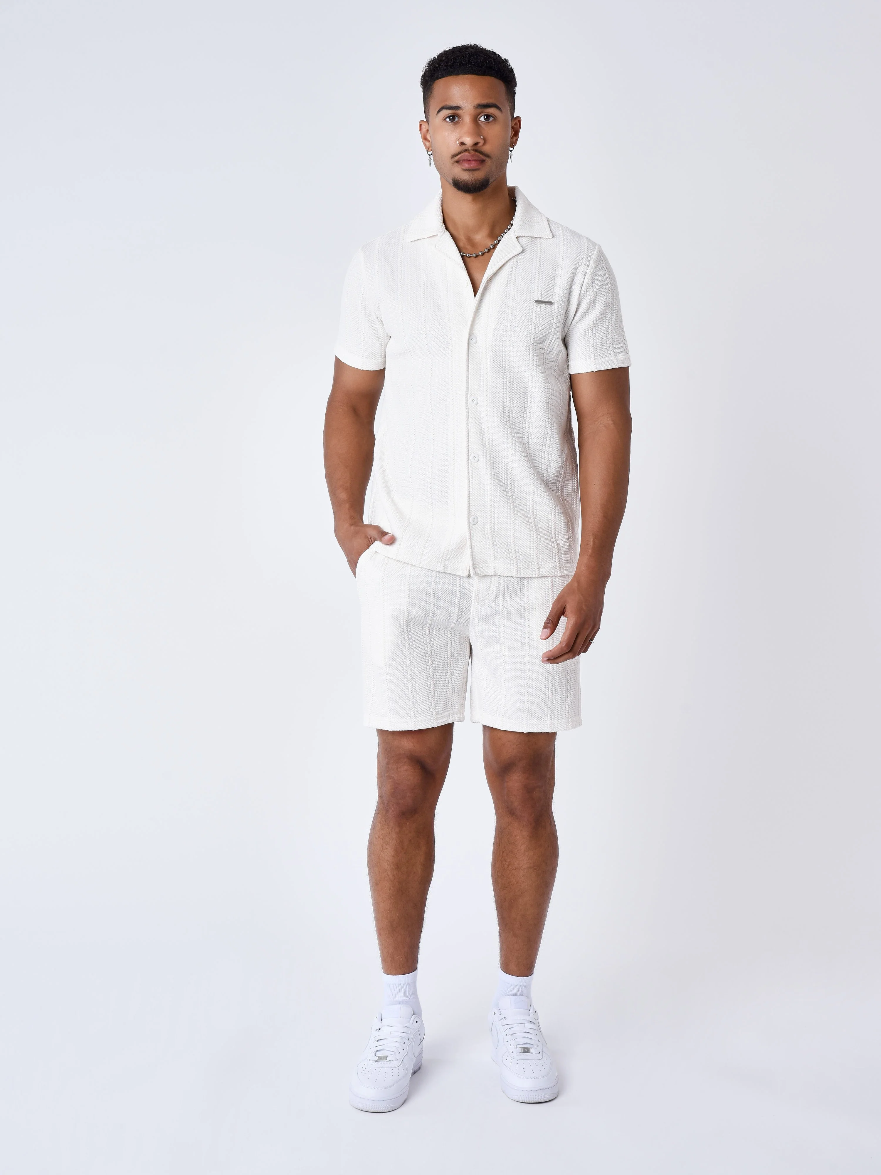 Short décontractée en maille