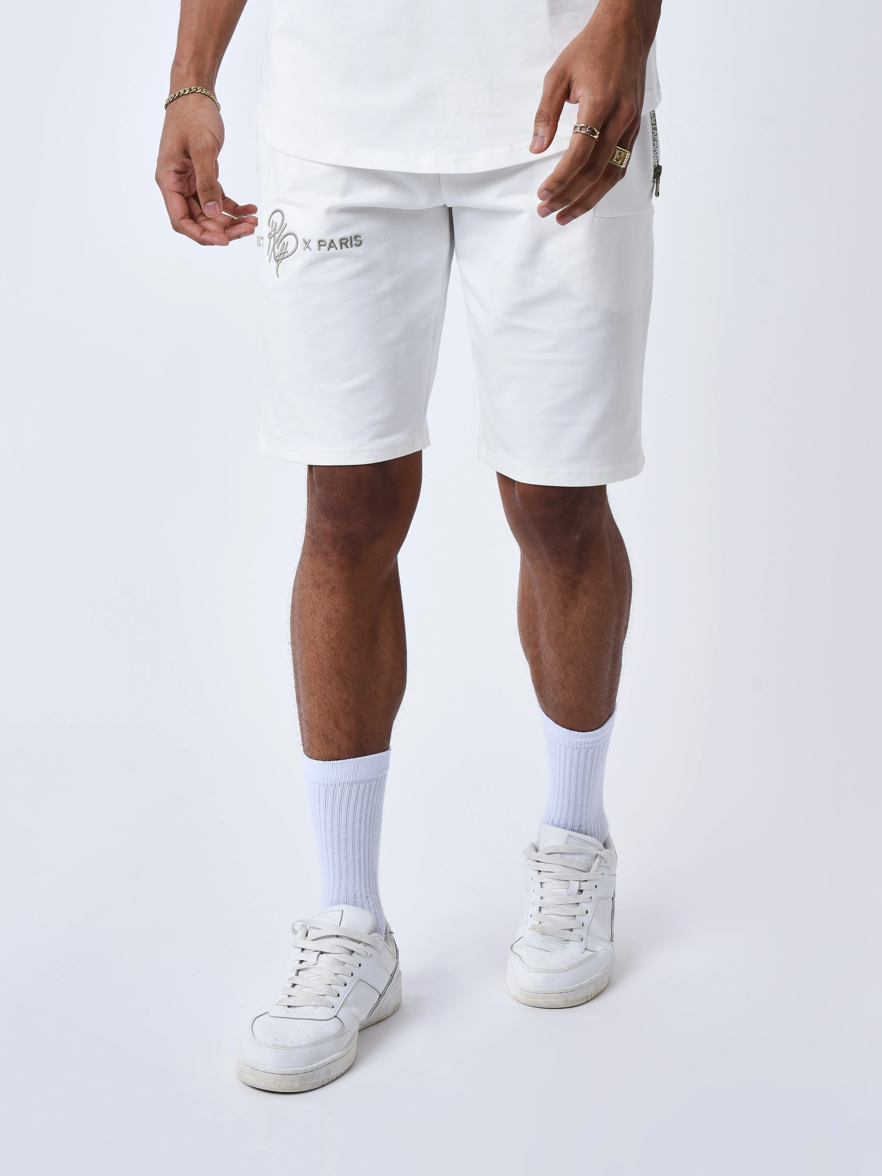 Short uni avec bande logo - Image 2