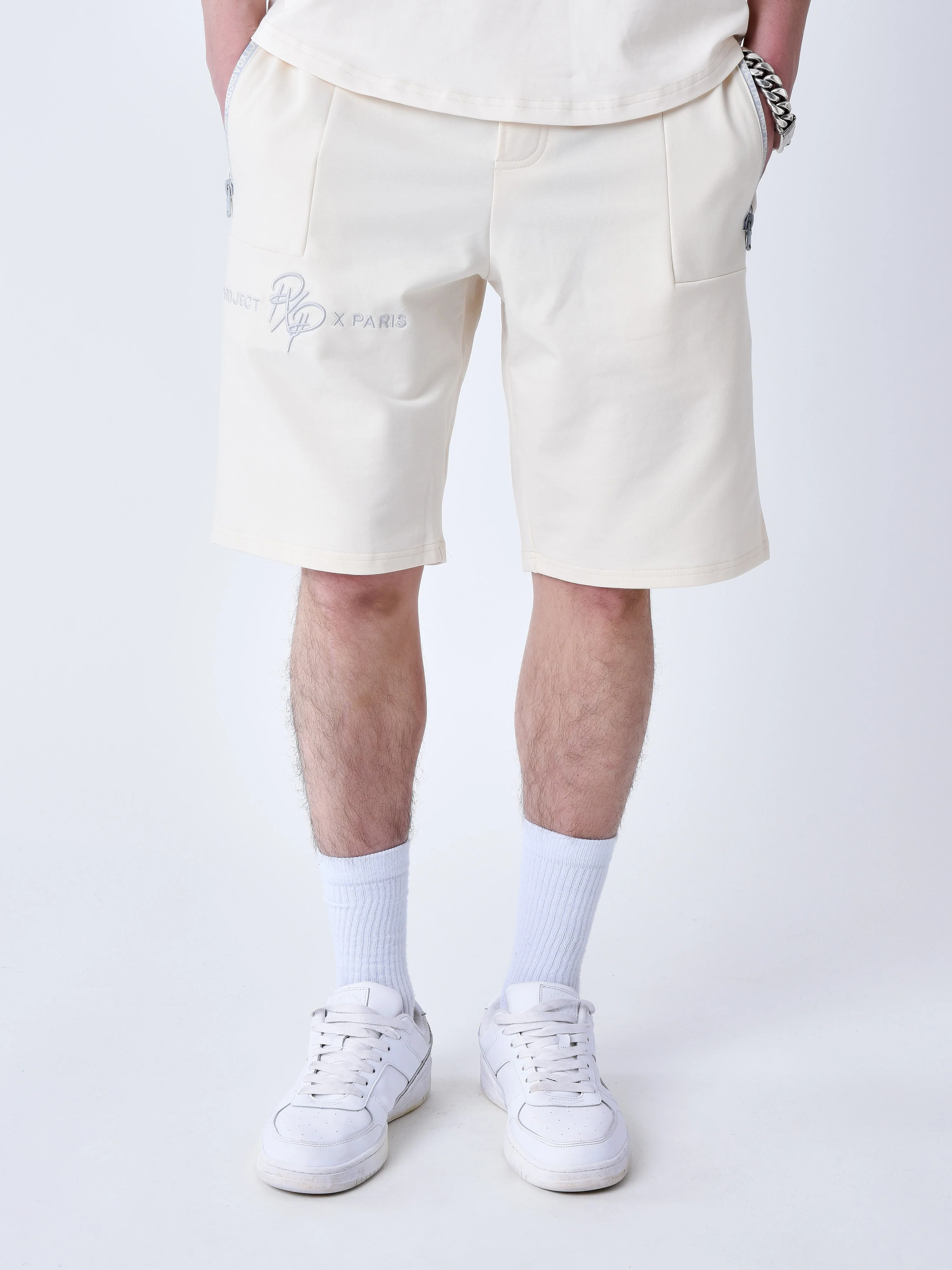 Short uni avec bande logo - Image 2