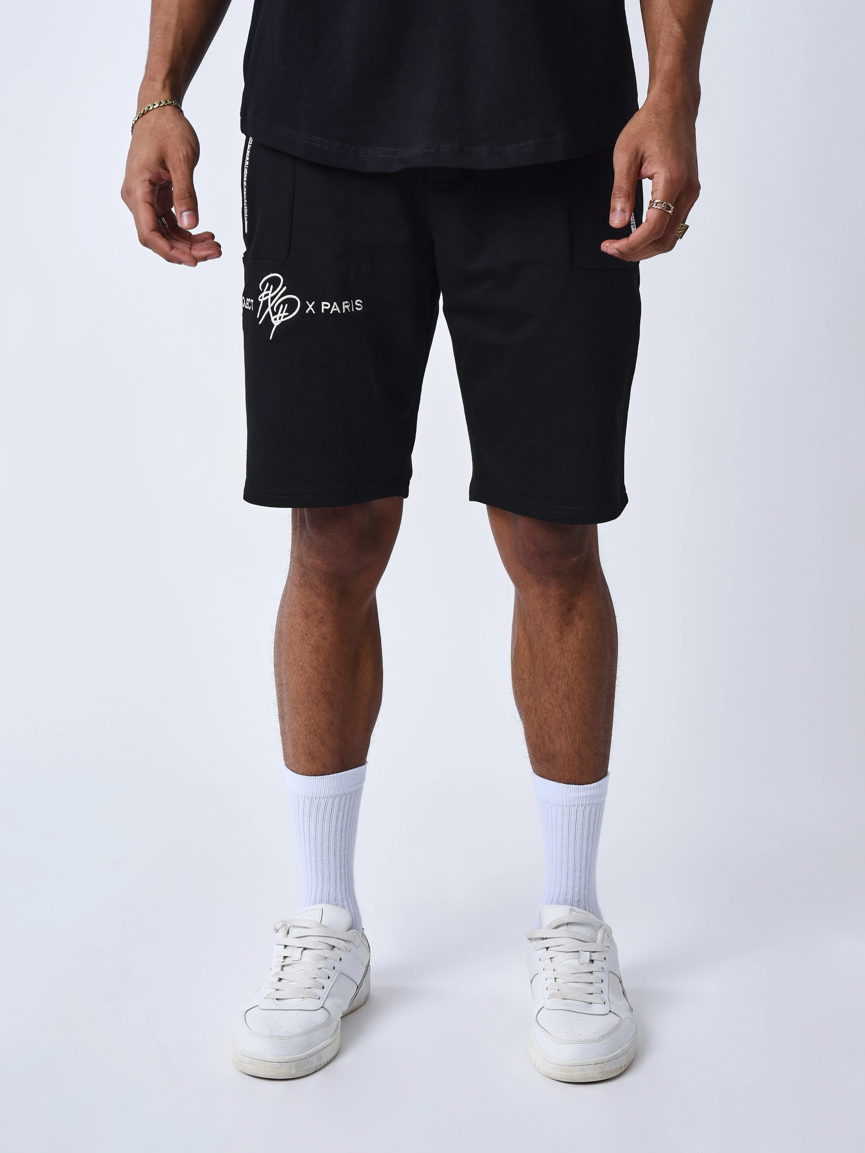 Short uni avec bande logo - Image 2