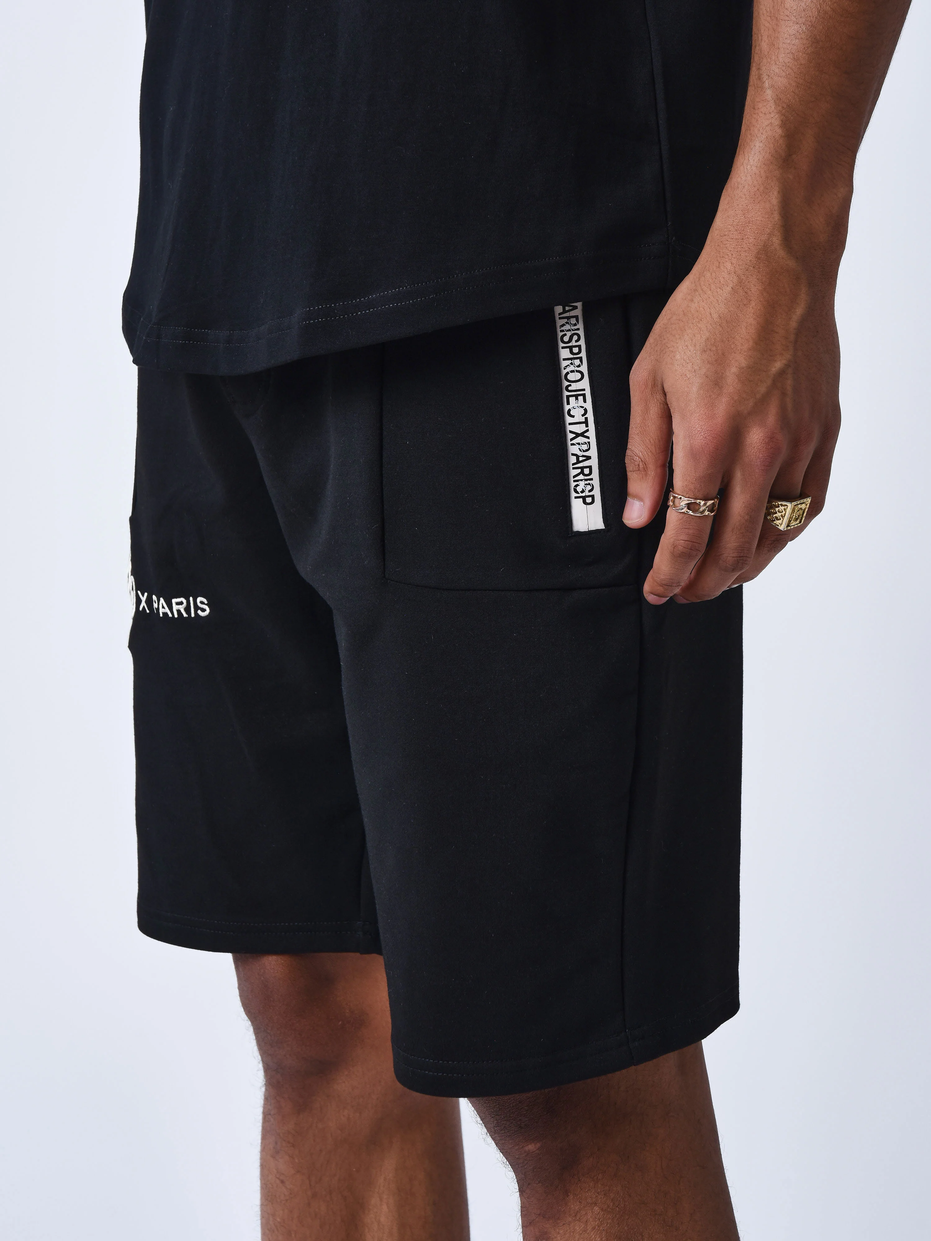 Short uni avec bande logo - Image 4
