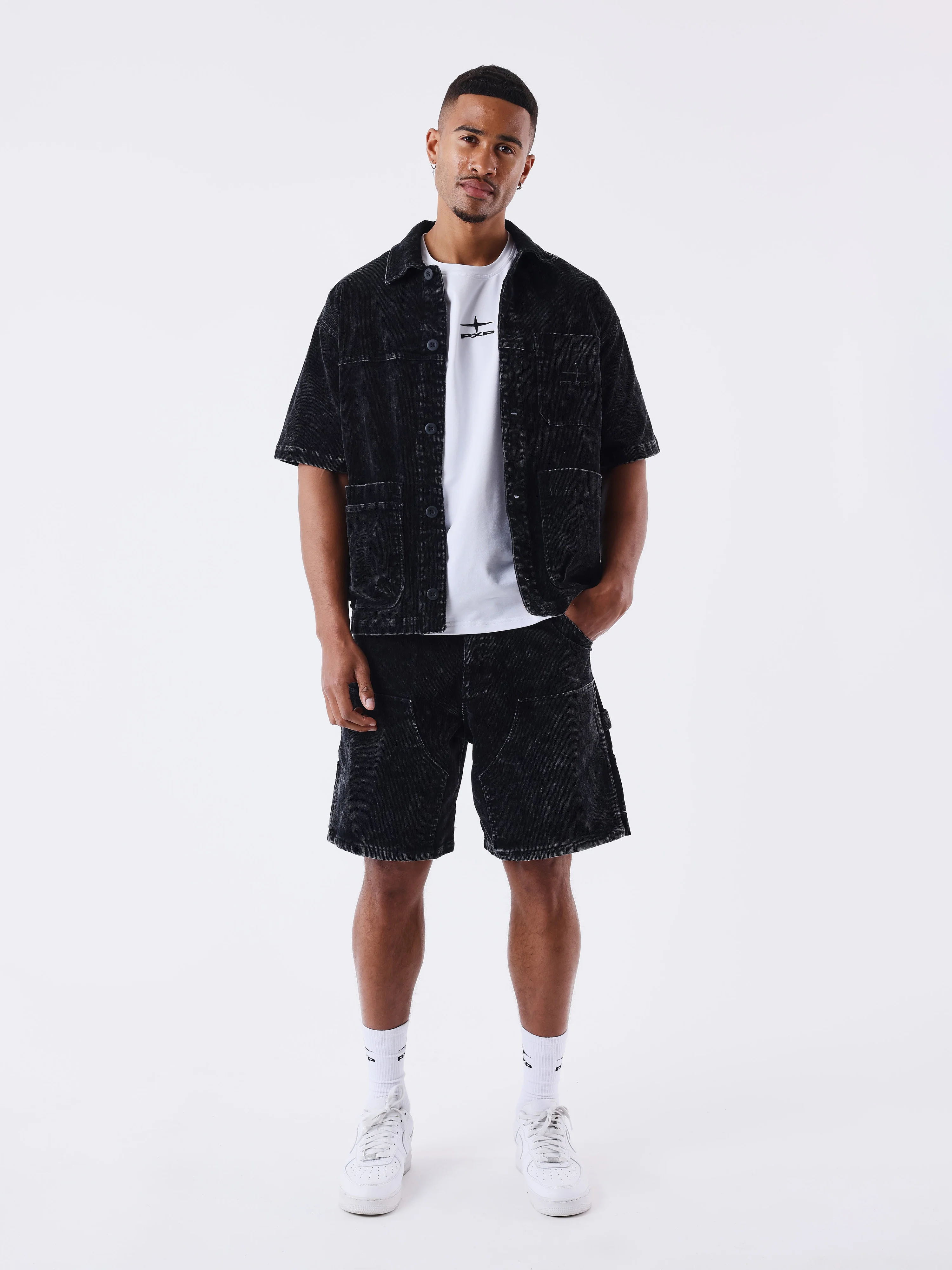 Short Velours côtelé