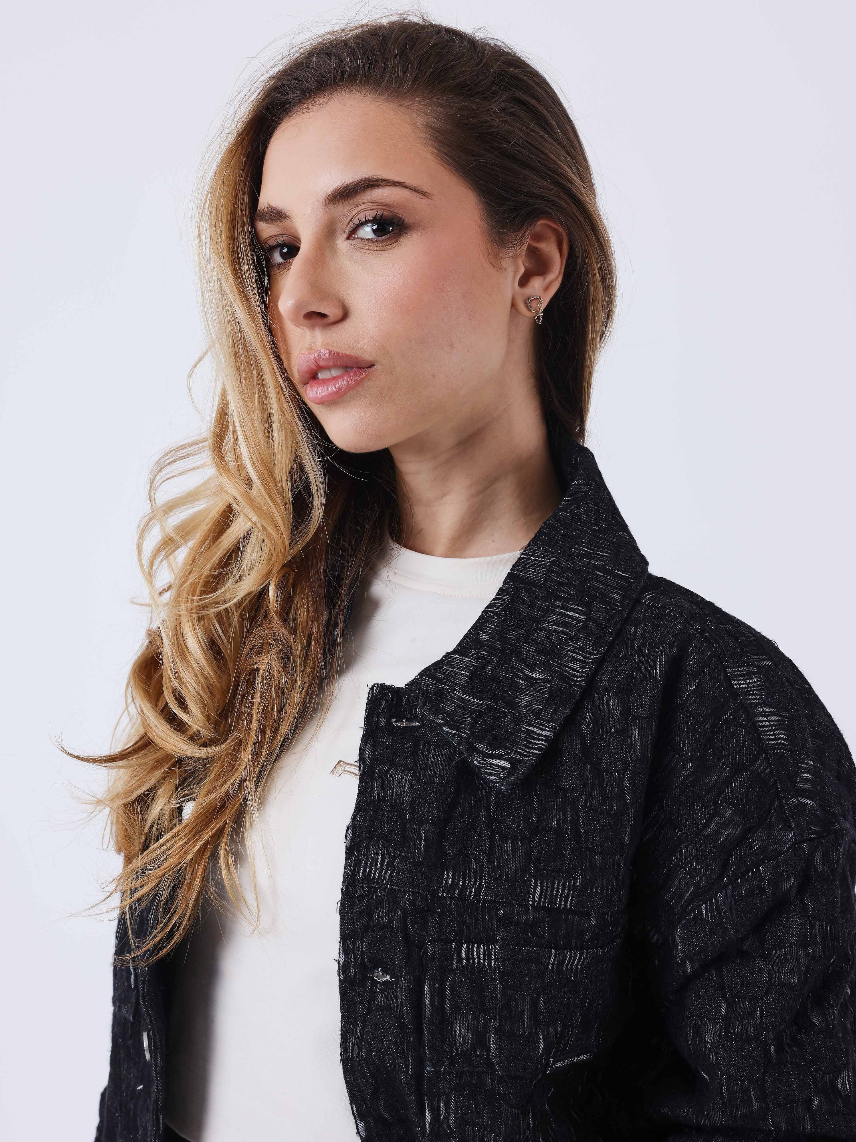 Surchemise Kalash x PXP en denim a motif damier - Image 4