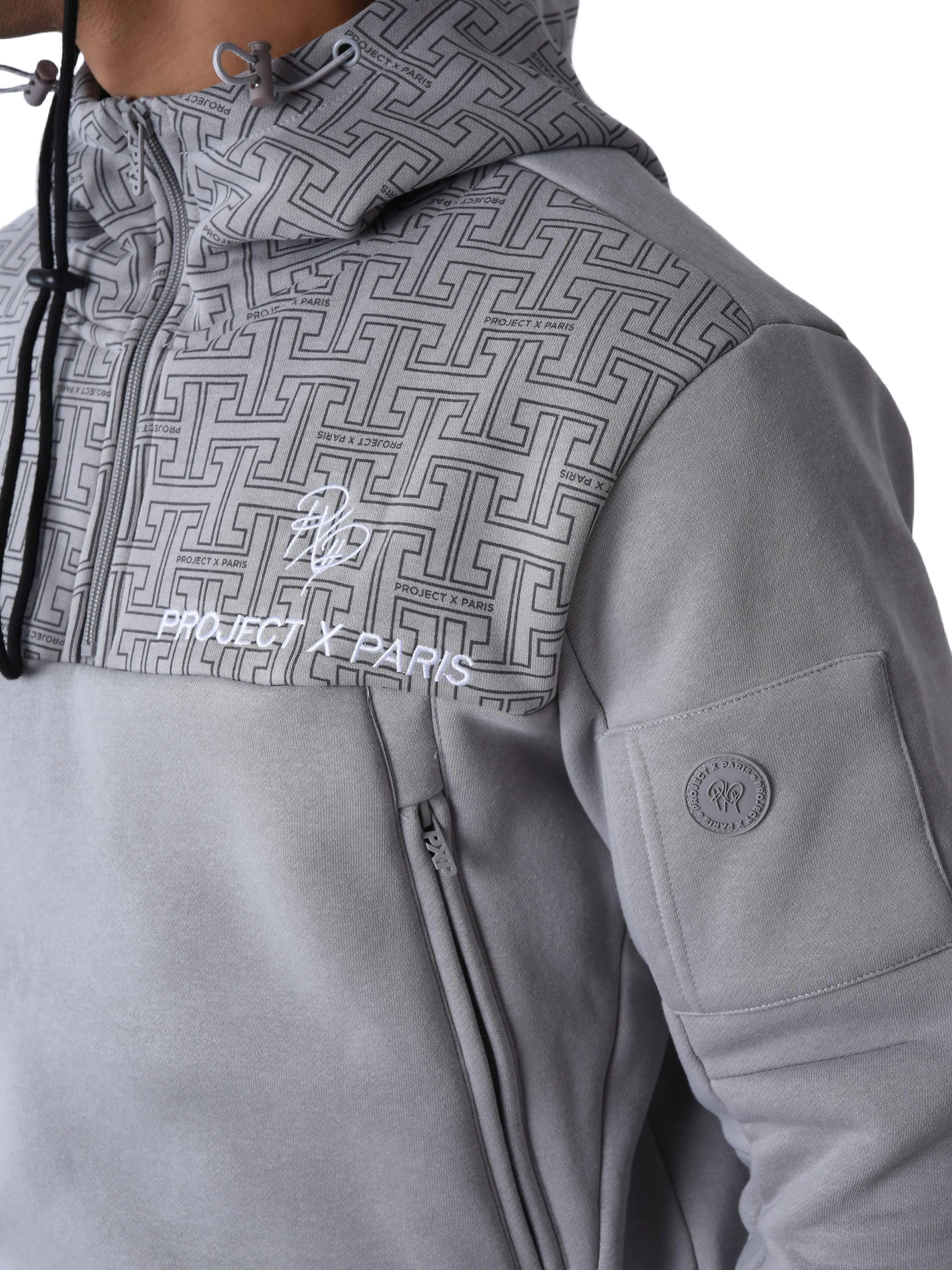 Sweat à Capuche imprimé monogramme - Image 5