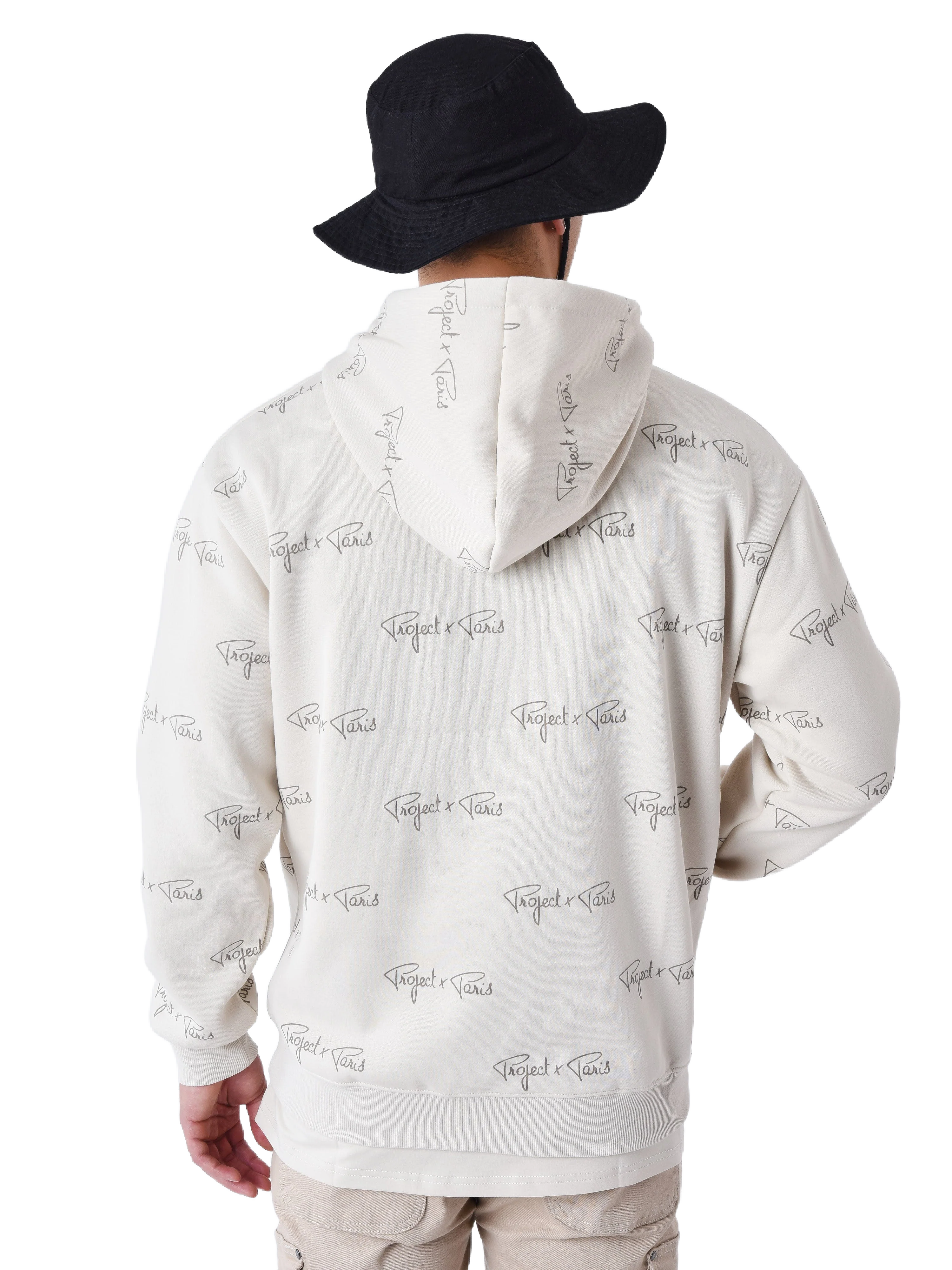 Sweat à Capuche imprimé signature all over - Image 2