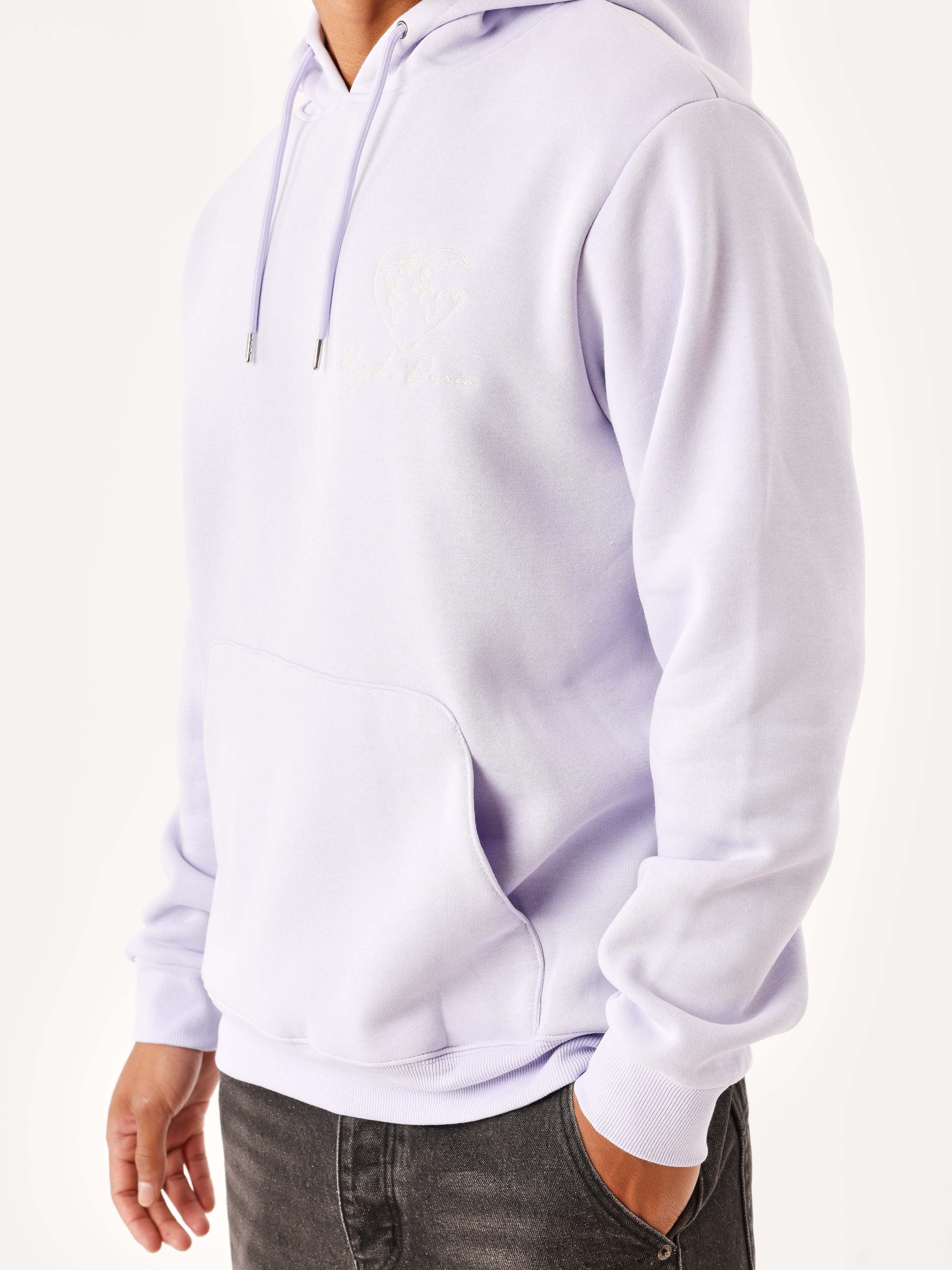 Sweat Ă Capuche motif coeurmonde - Image 4