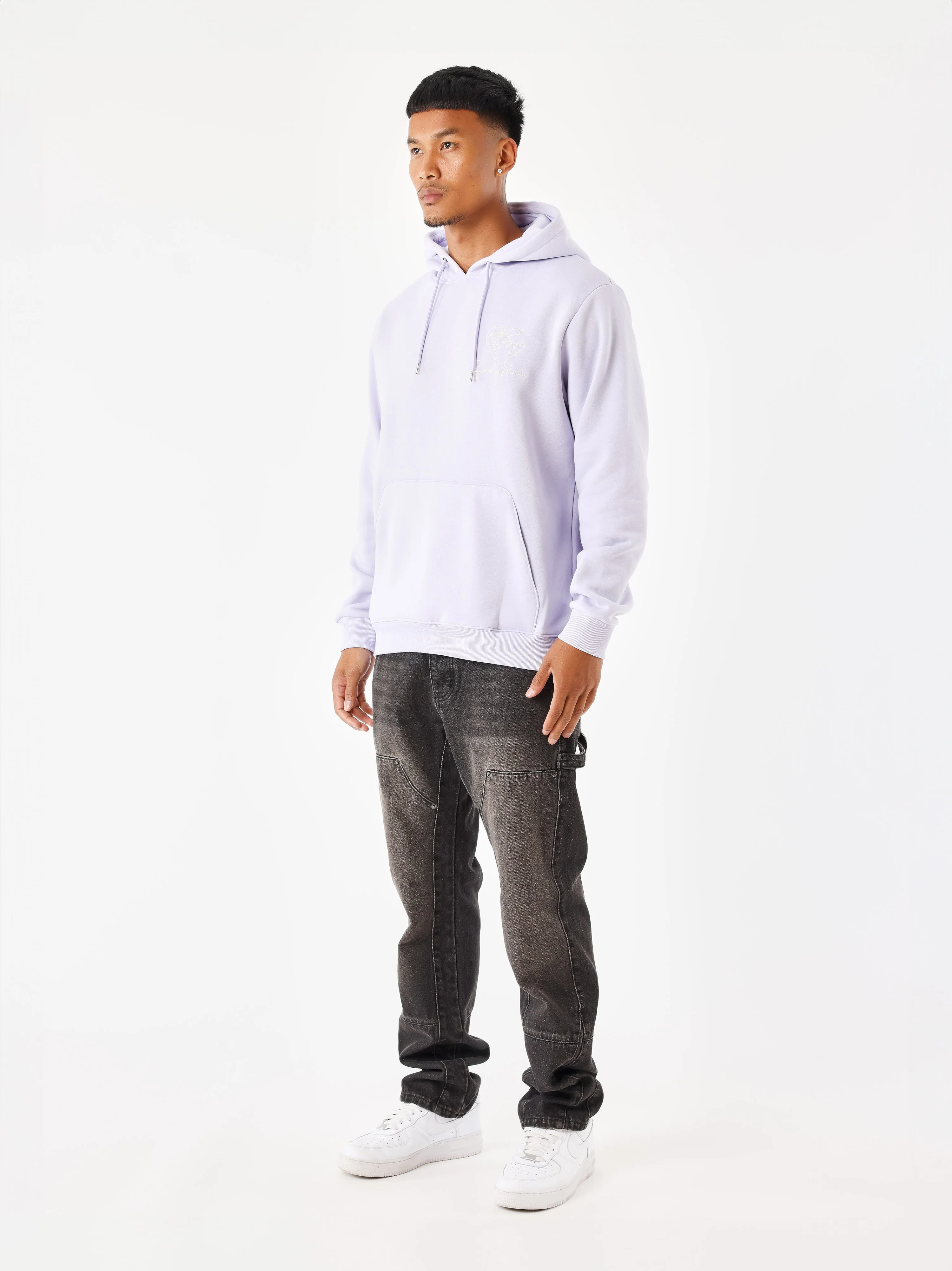 Sweat Ă Capuche motif coeurmonde - Image 6