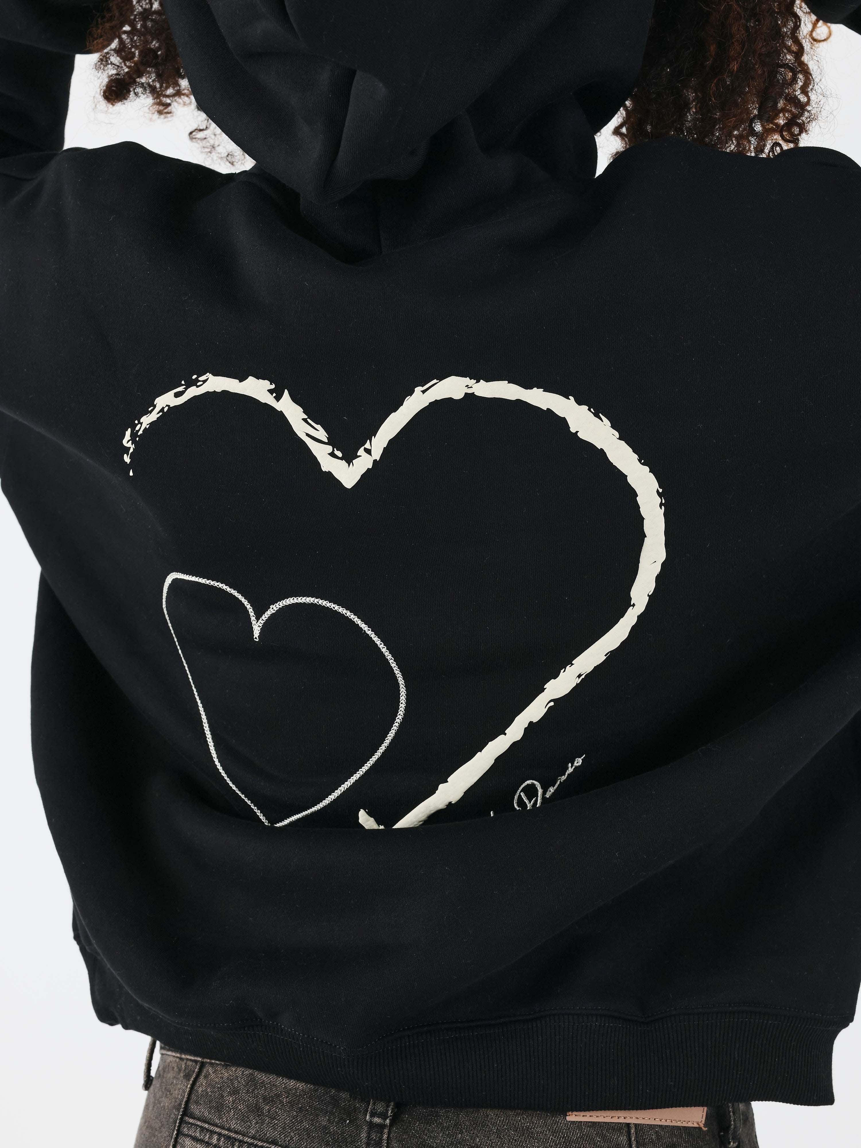 Sweat Ă capuche wicker heart - Image 5