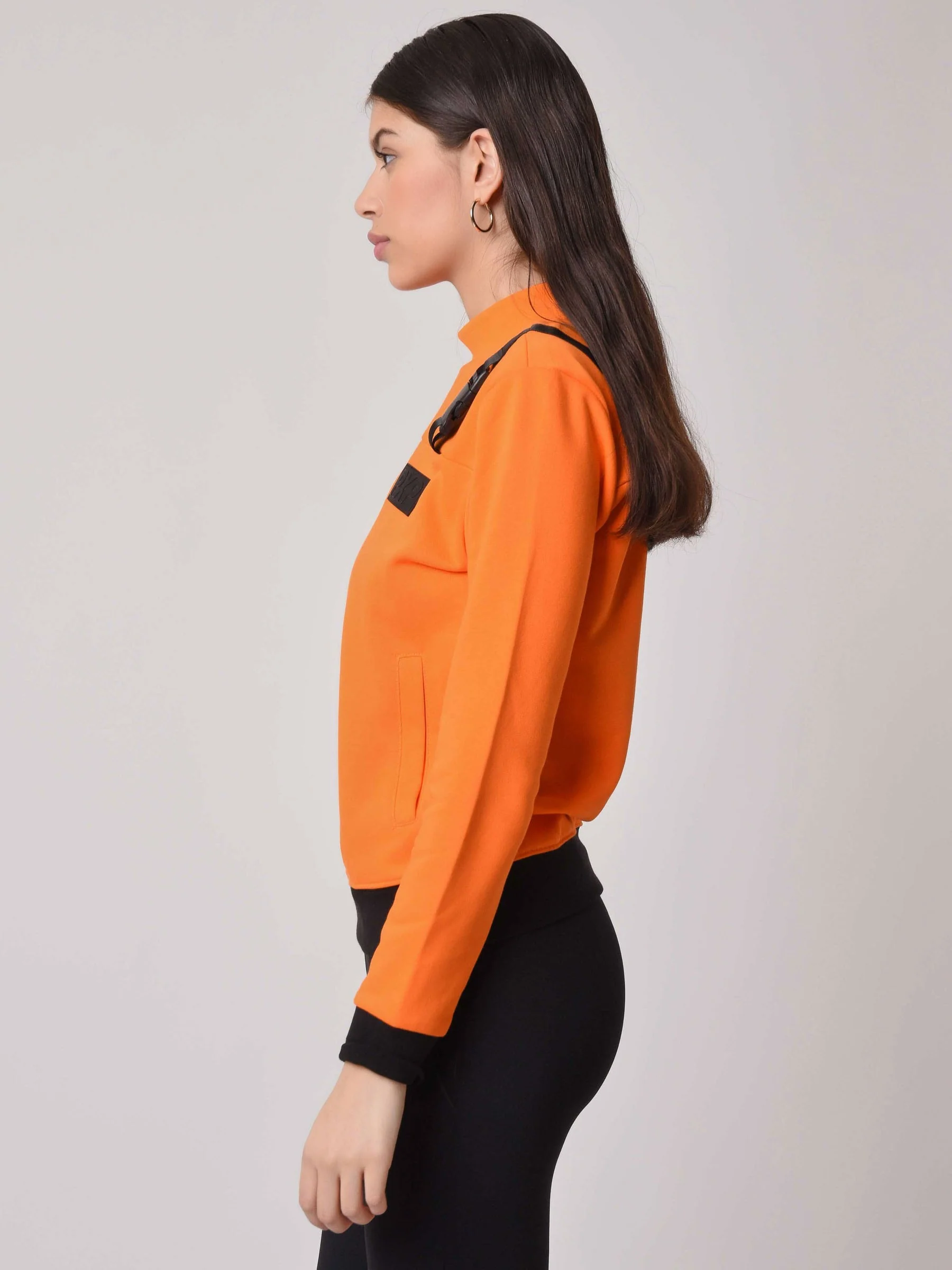Sweat col montant avec clips devant - Image 4