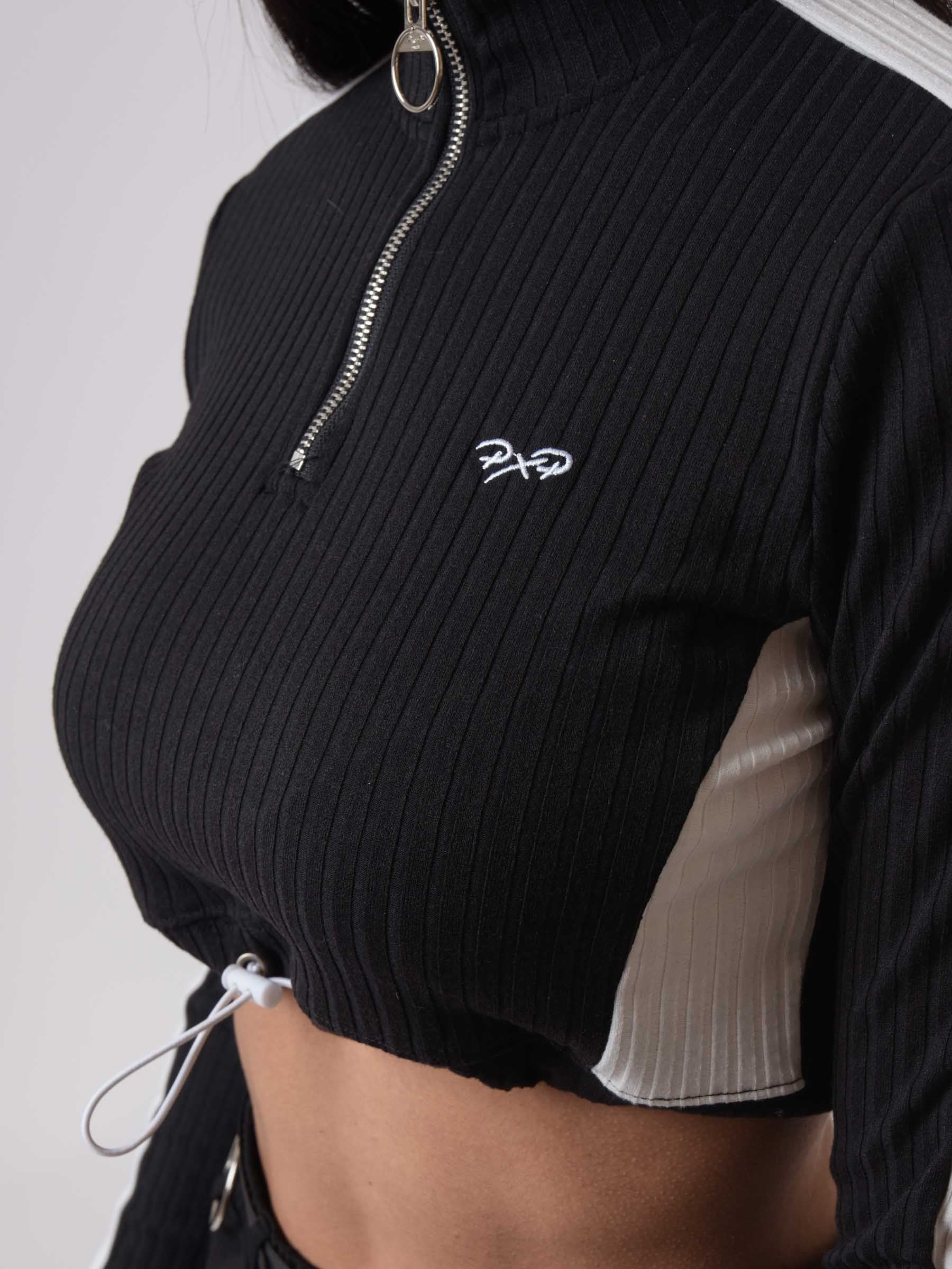 Sweatshirt crop élastique - Image 3