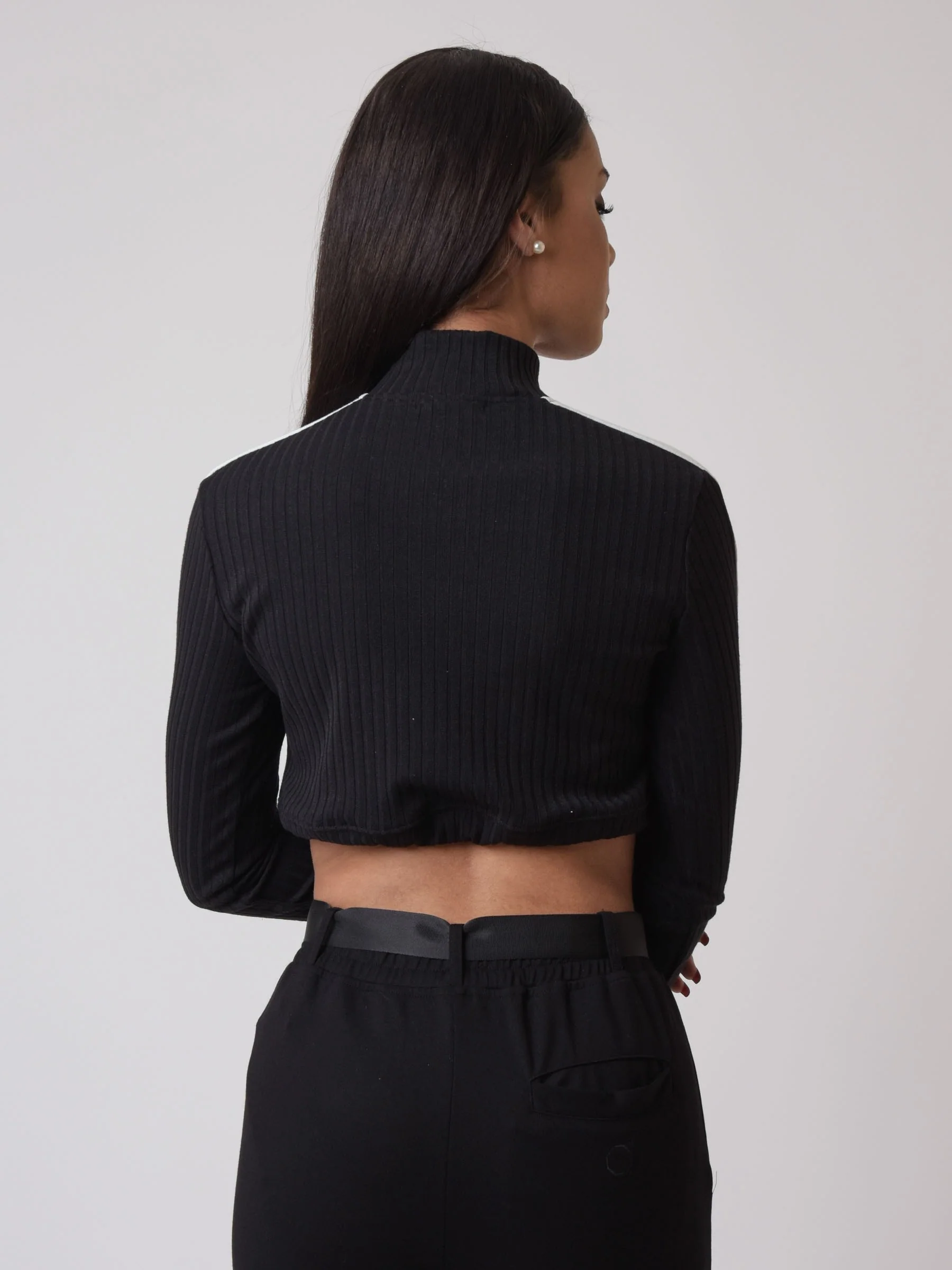 Sweatshirt crop élastique - Image 5