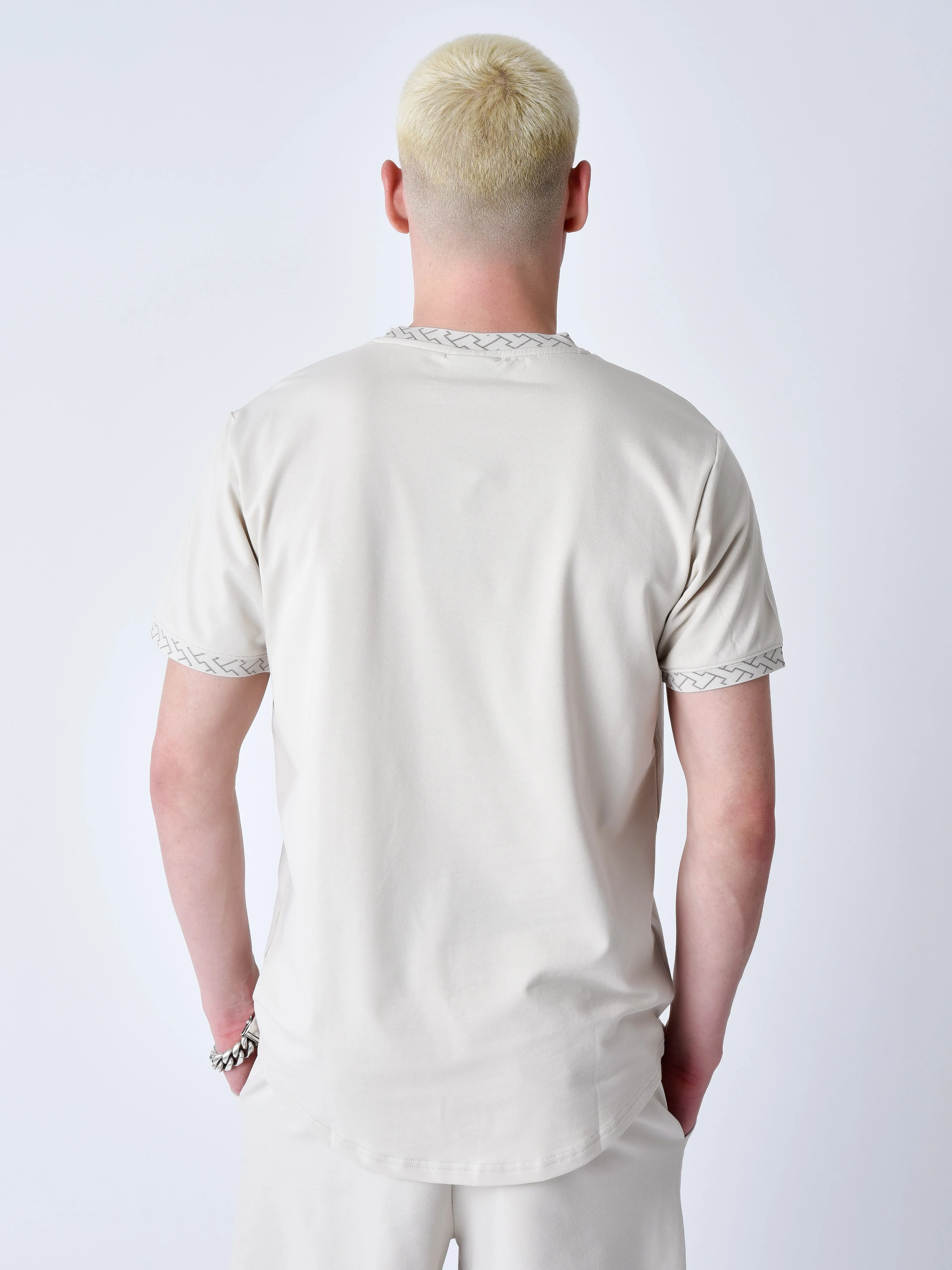 T-shirt à détails tissé labyrinthe - Image 2
