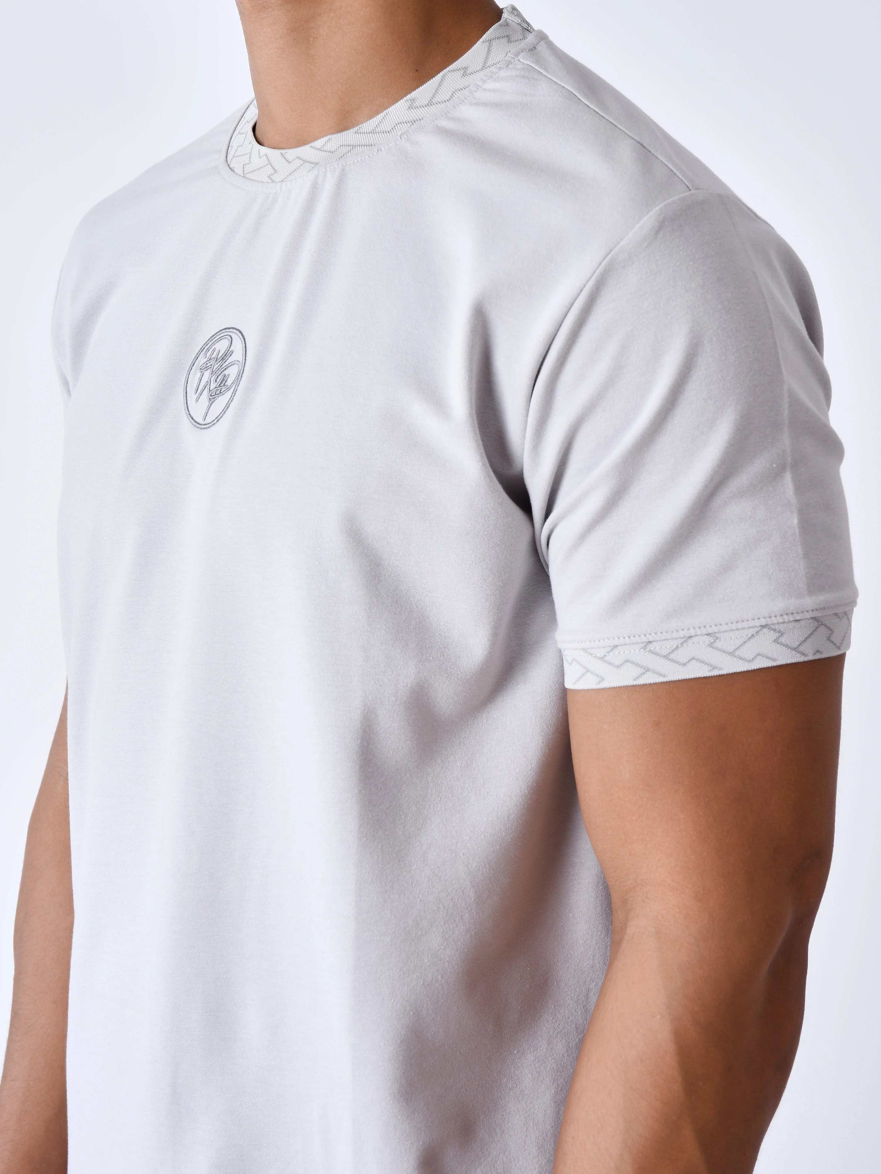 T-shirt à détails tissé labyrinthe - Image 4