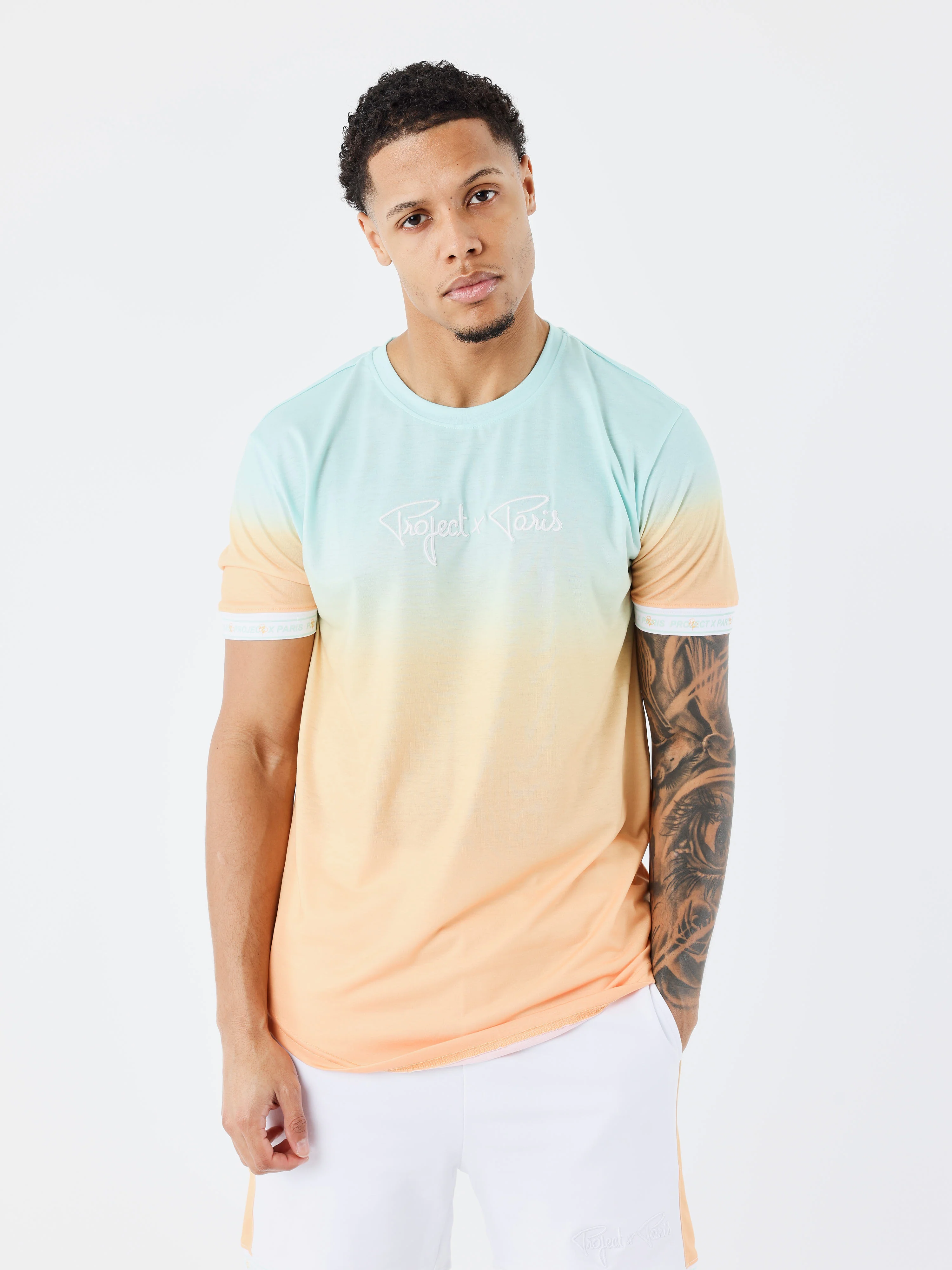 T-shirt signature dégradé
