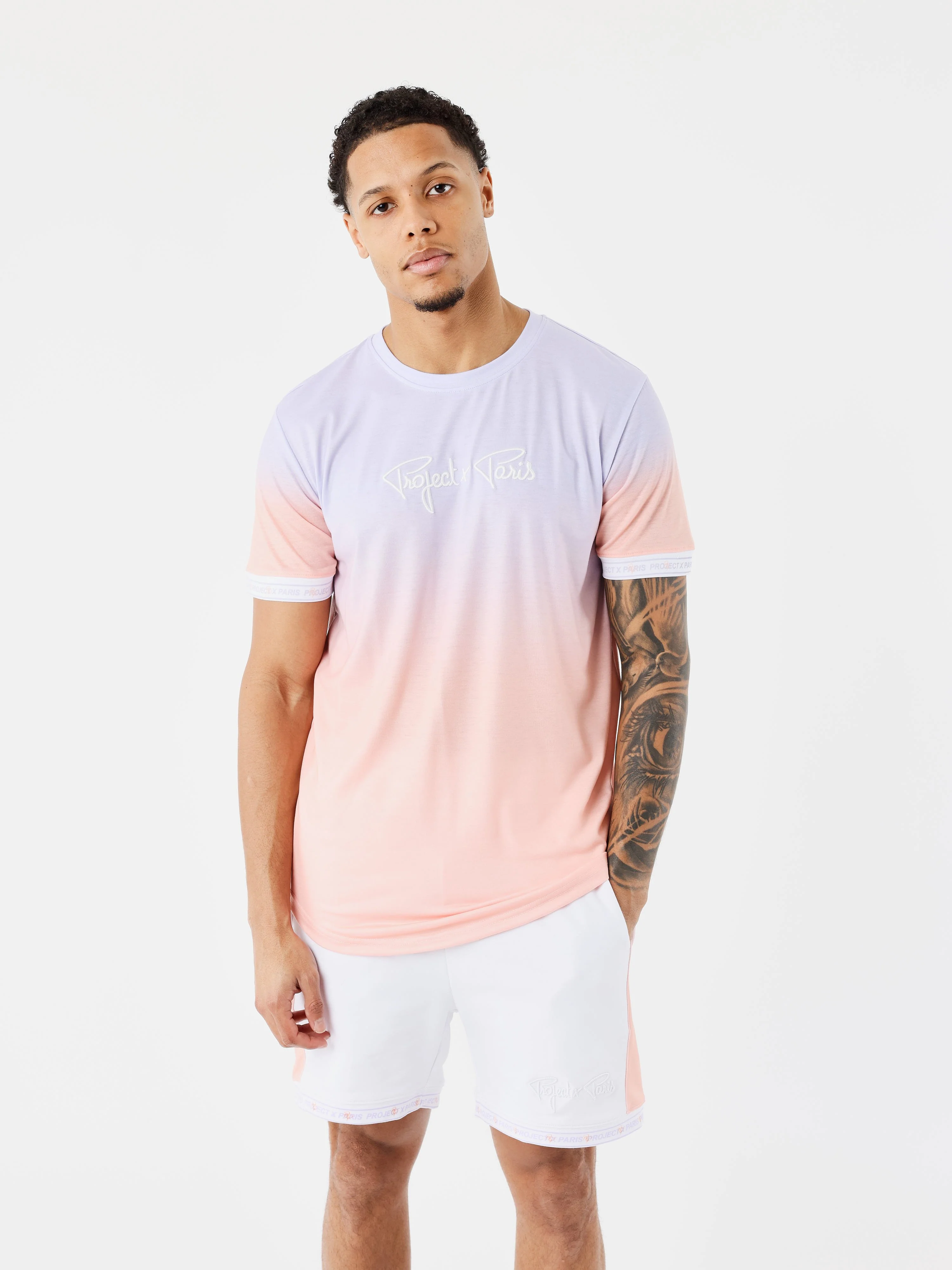 T-shirt signature dégradé