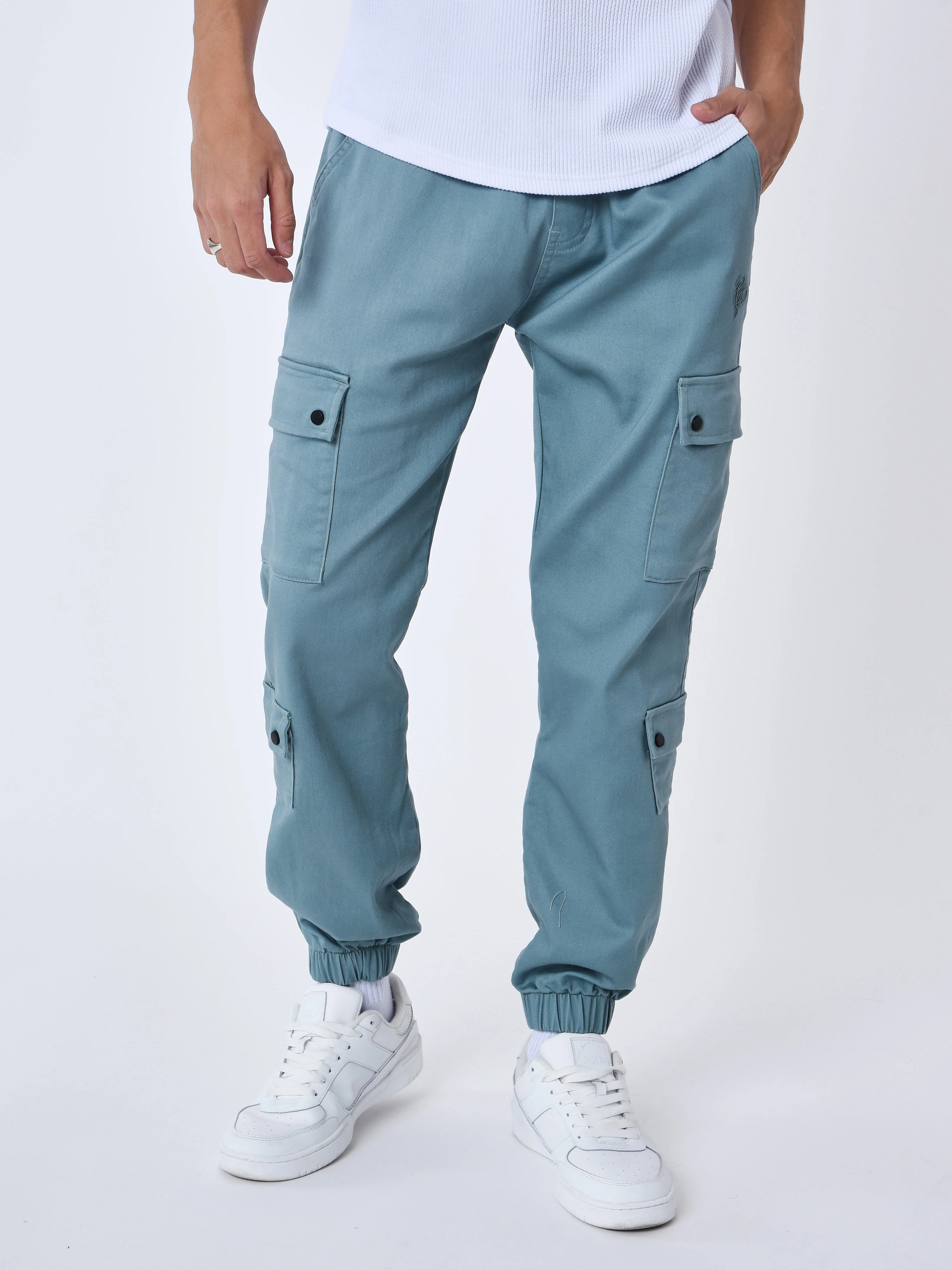 Cargo multi-poches avec serrage élastique - Image 2