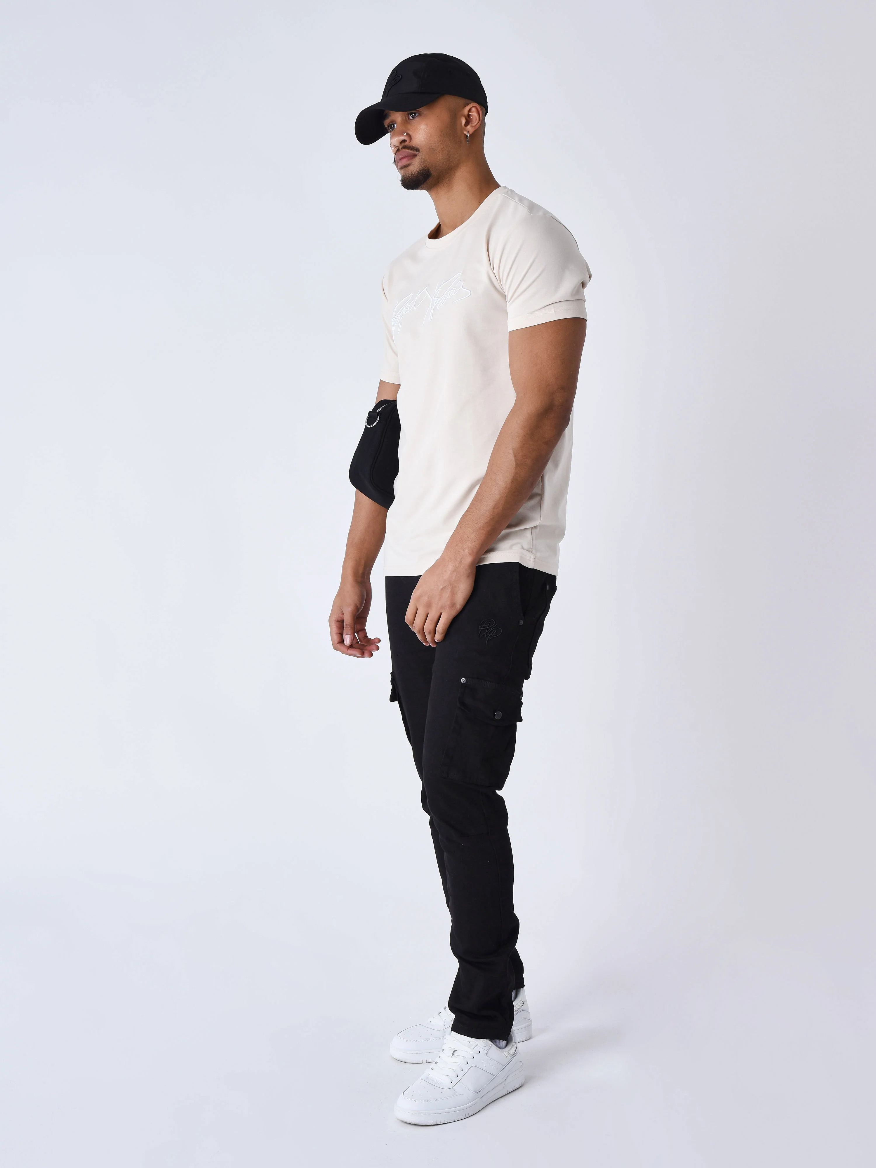 T-shirt basic full logo broderie - Image 2