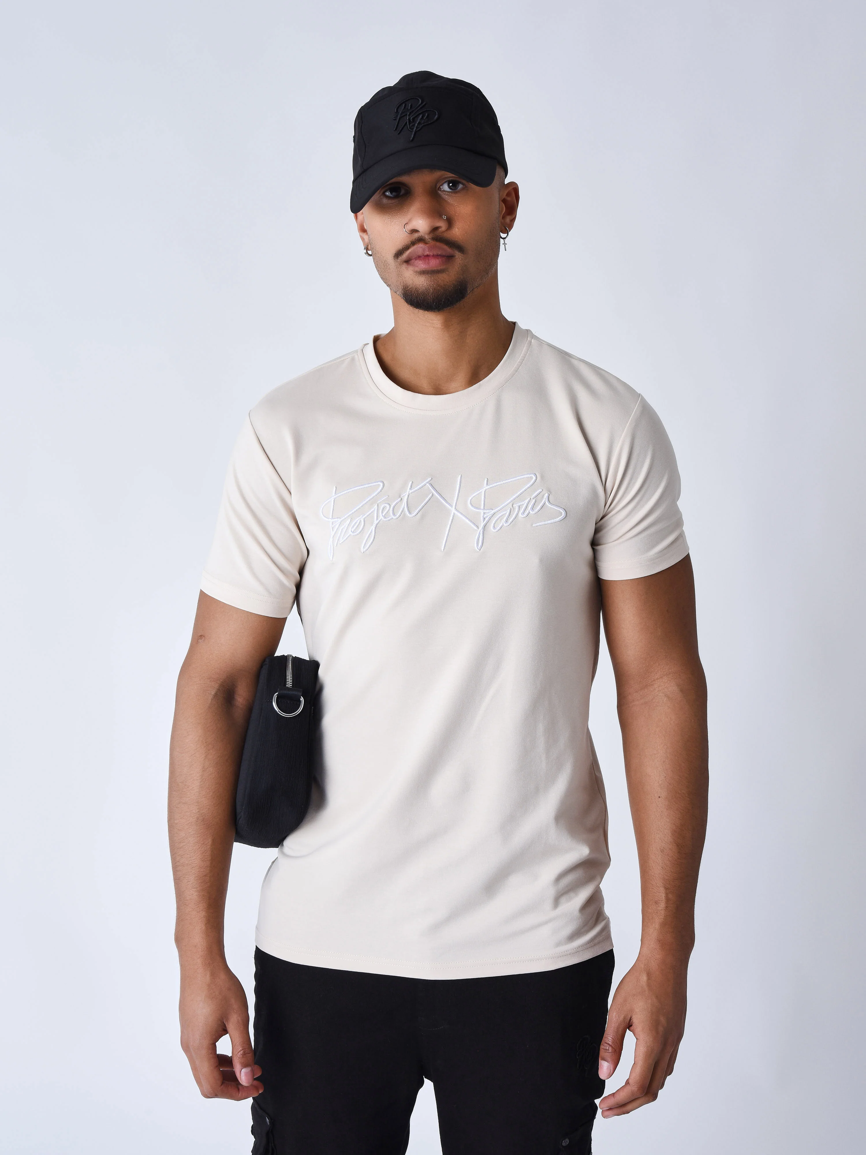 T-shirt basic full logo broderie - Image 3