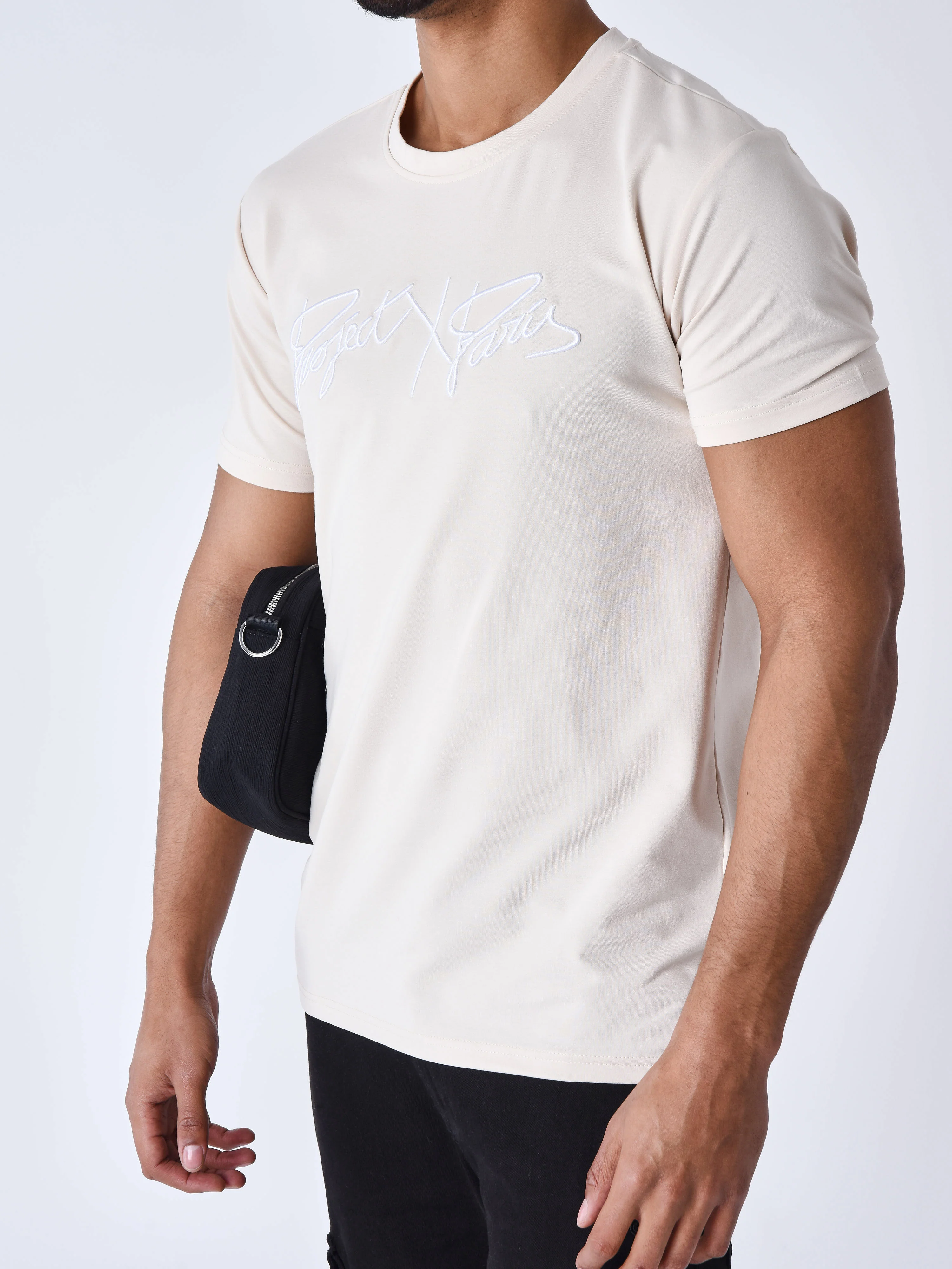 T-shirt basic full logo broderie - Image 5