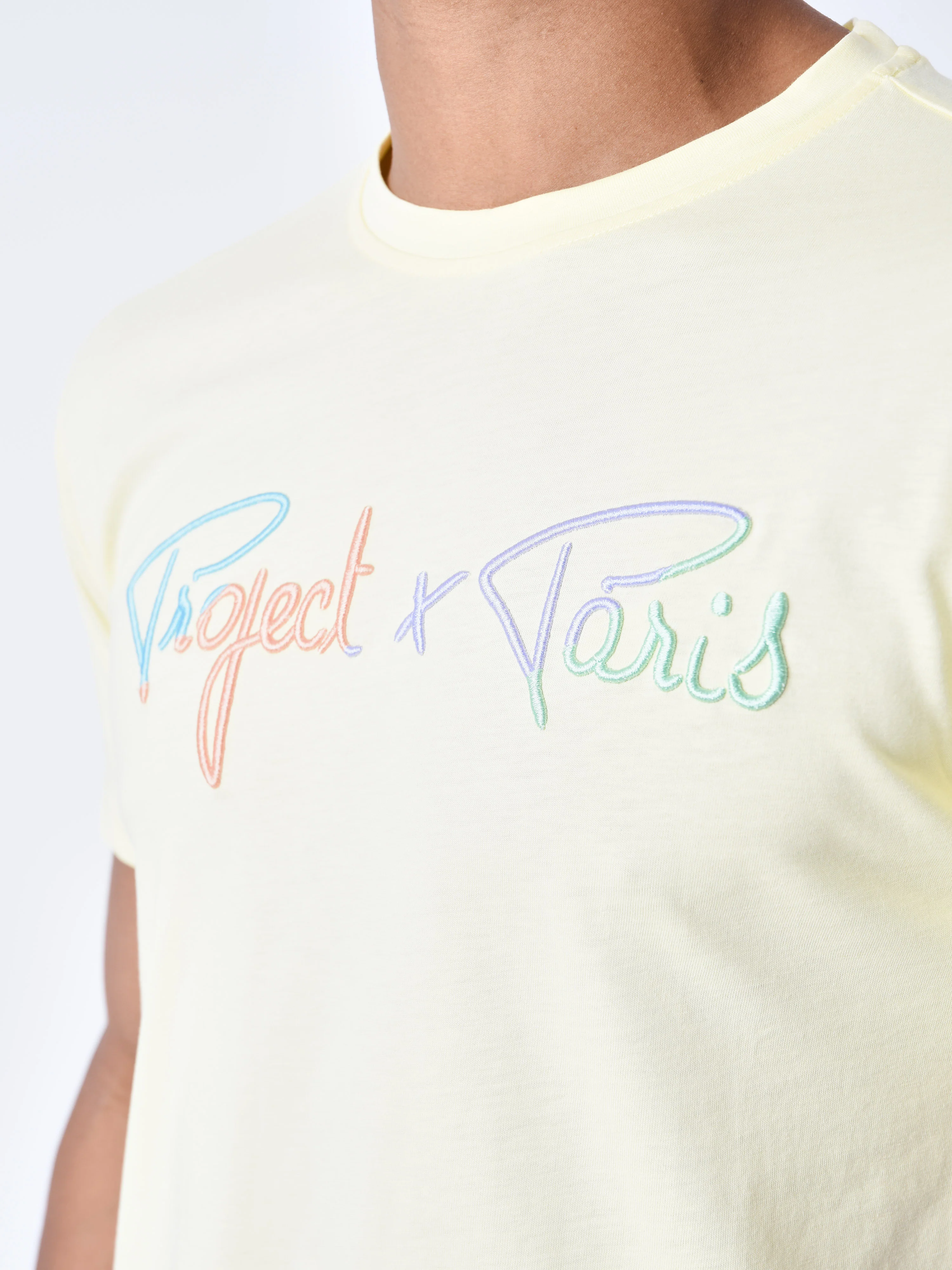 T-shirt Signature logo arc-en-ciel broderie - Image 5