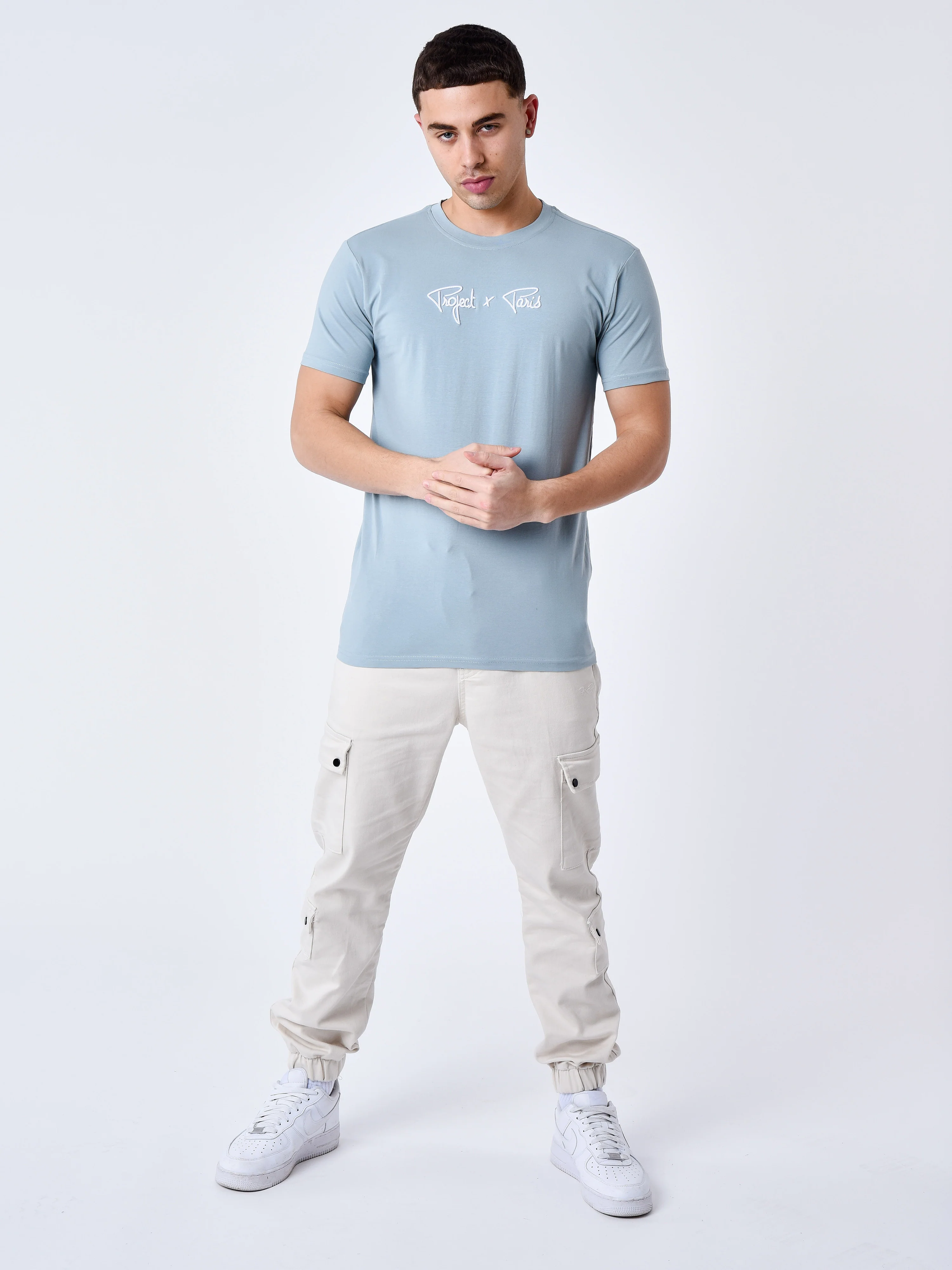 T-shirt Signature broderie relief