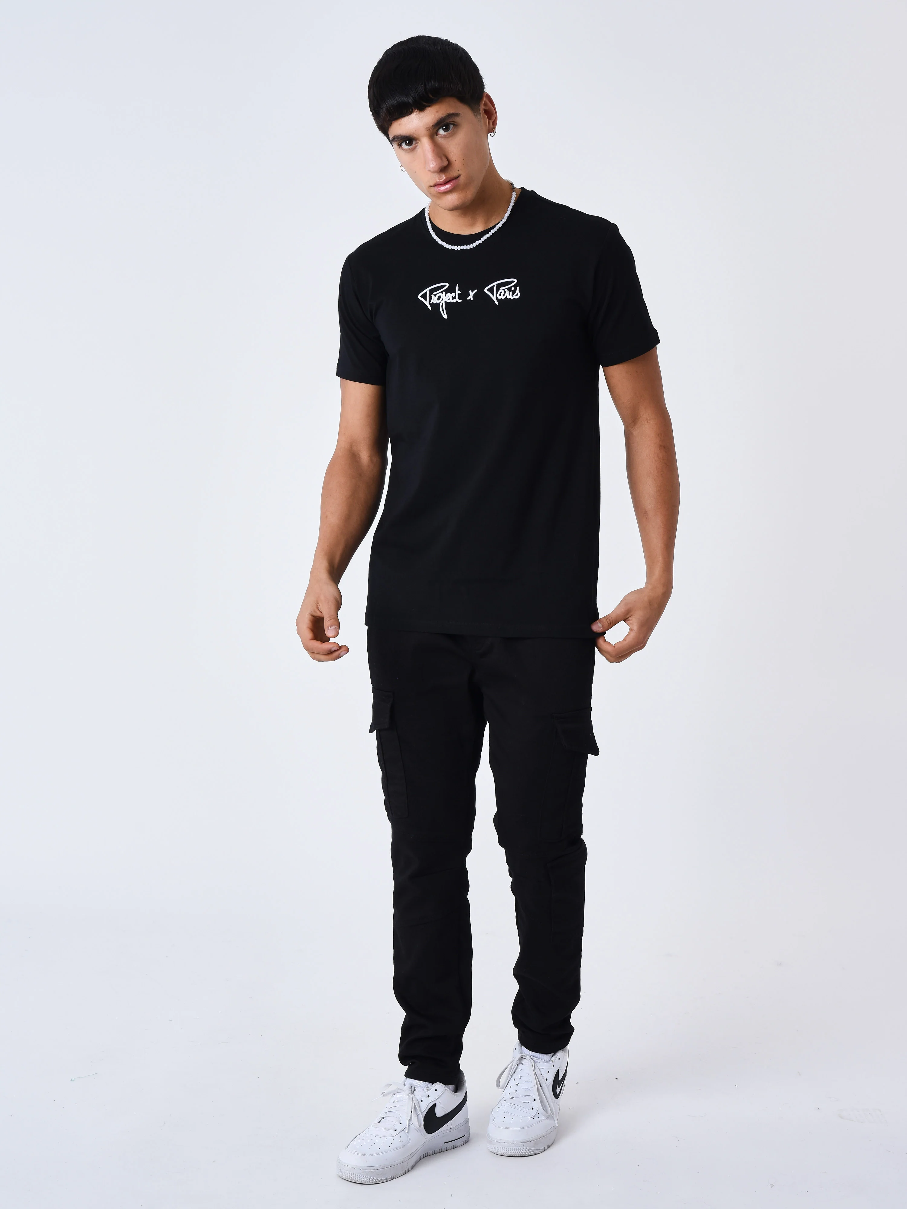 T-shirt Signature broderie relief