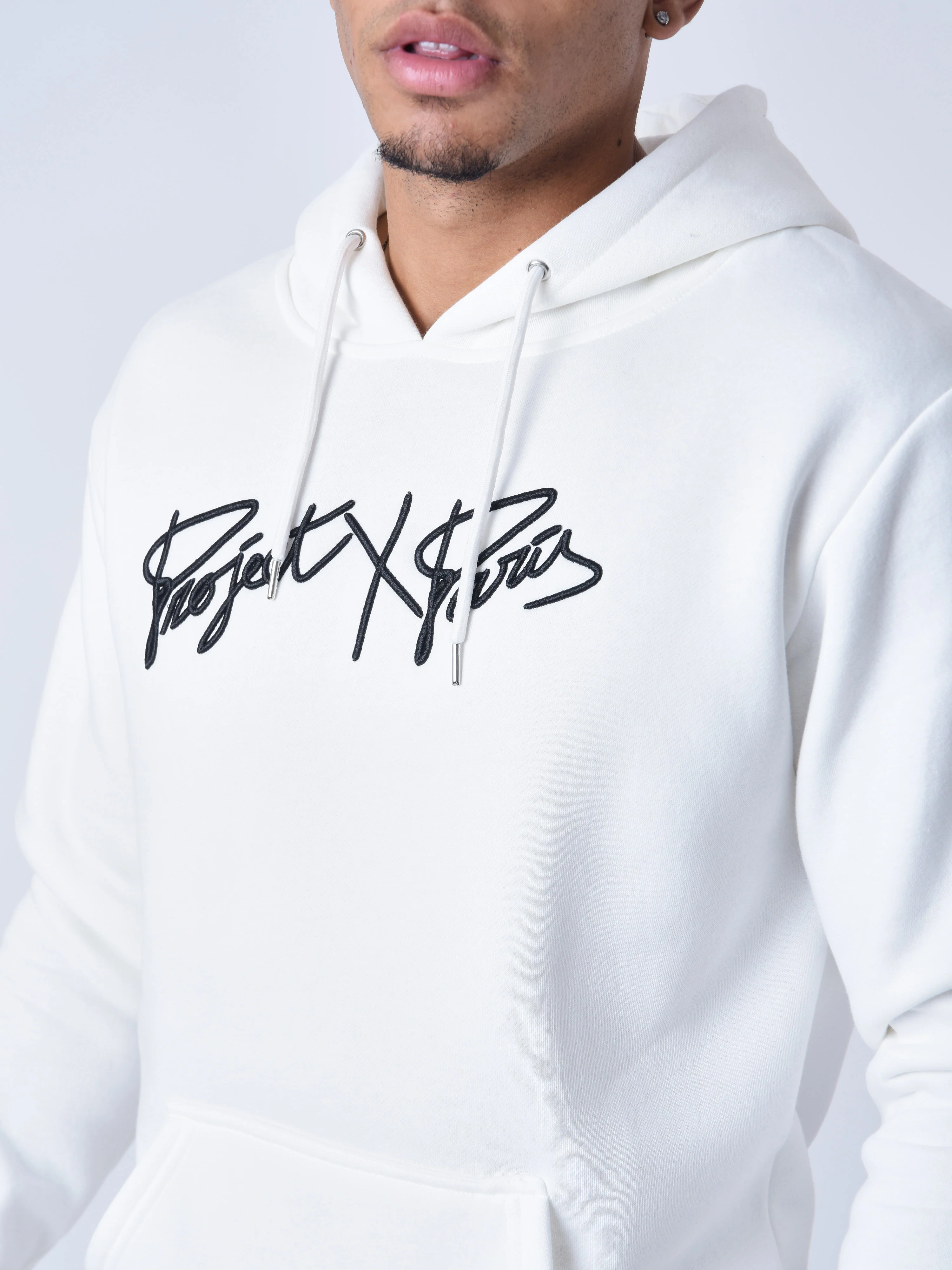 Sweat Ă Capuche full logo broderie - Image 4