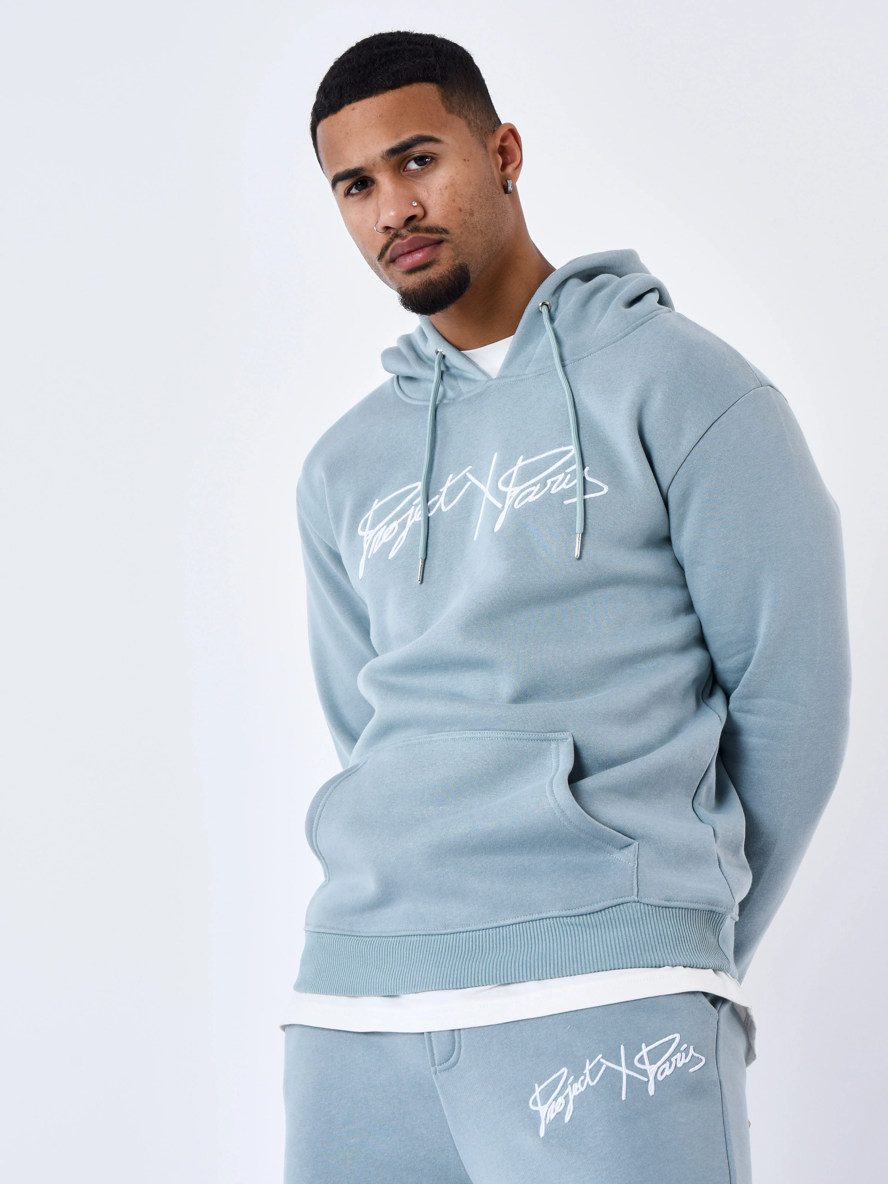 Sweat Ă Capuche full logo broderie