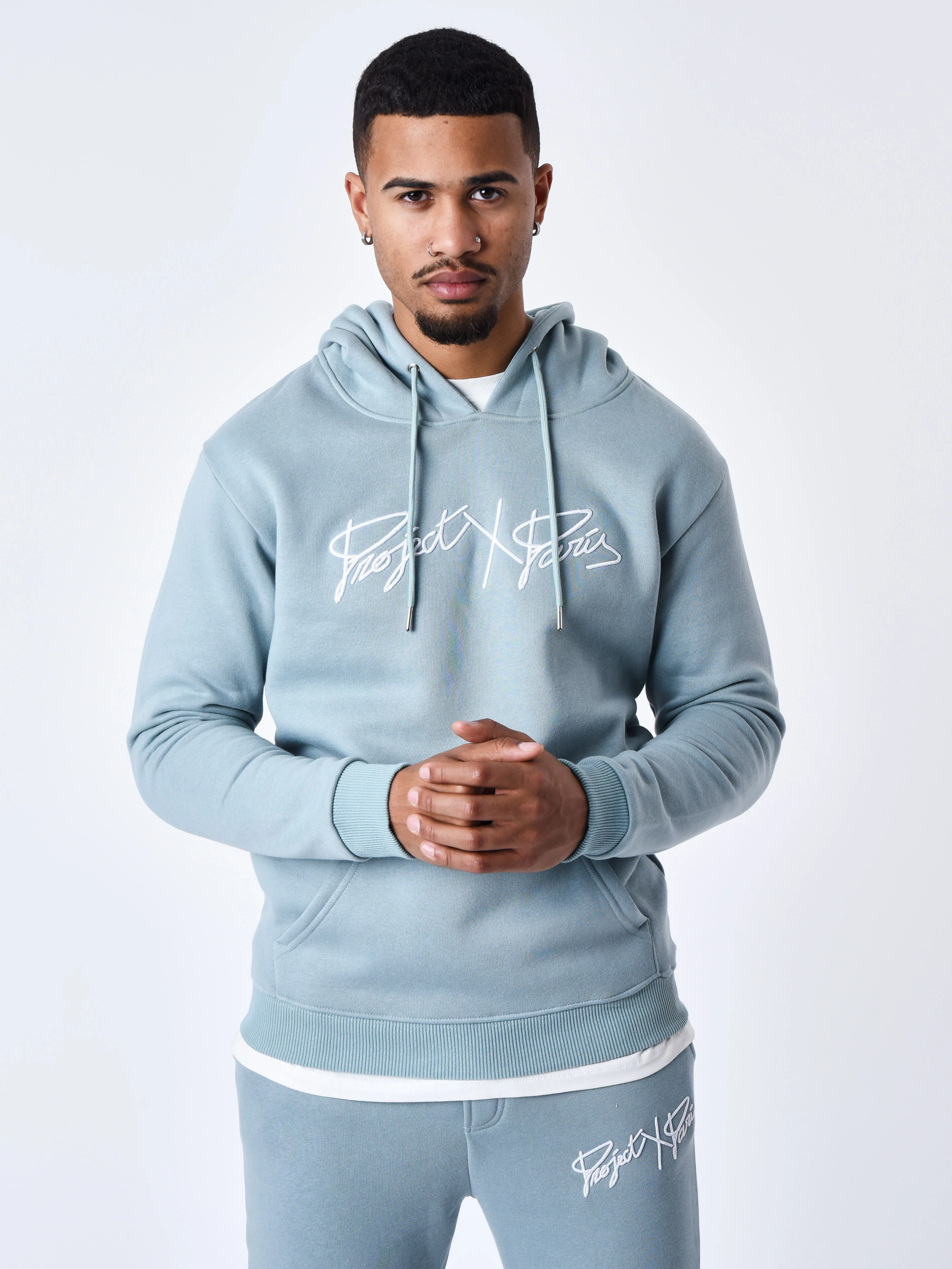 Sweat Ă Capuche full logo broderie - Image 5