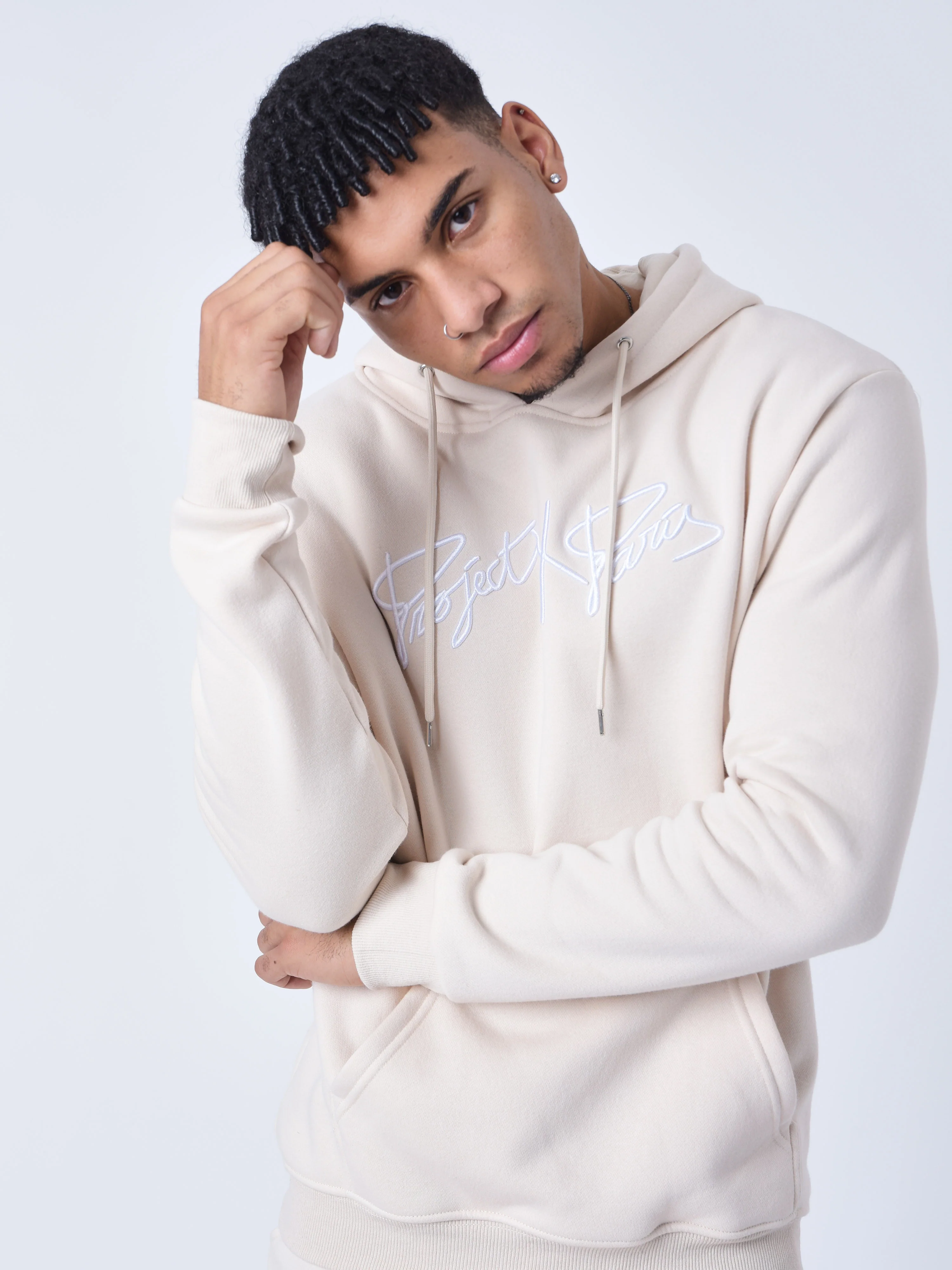 Sweat Ă Capuche full logo broderie