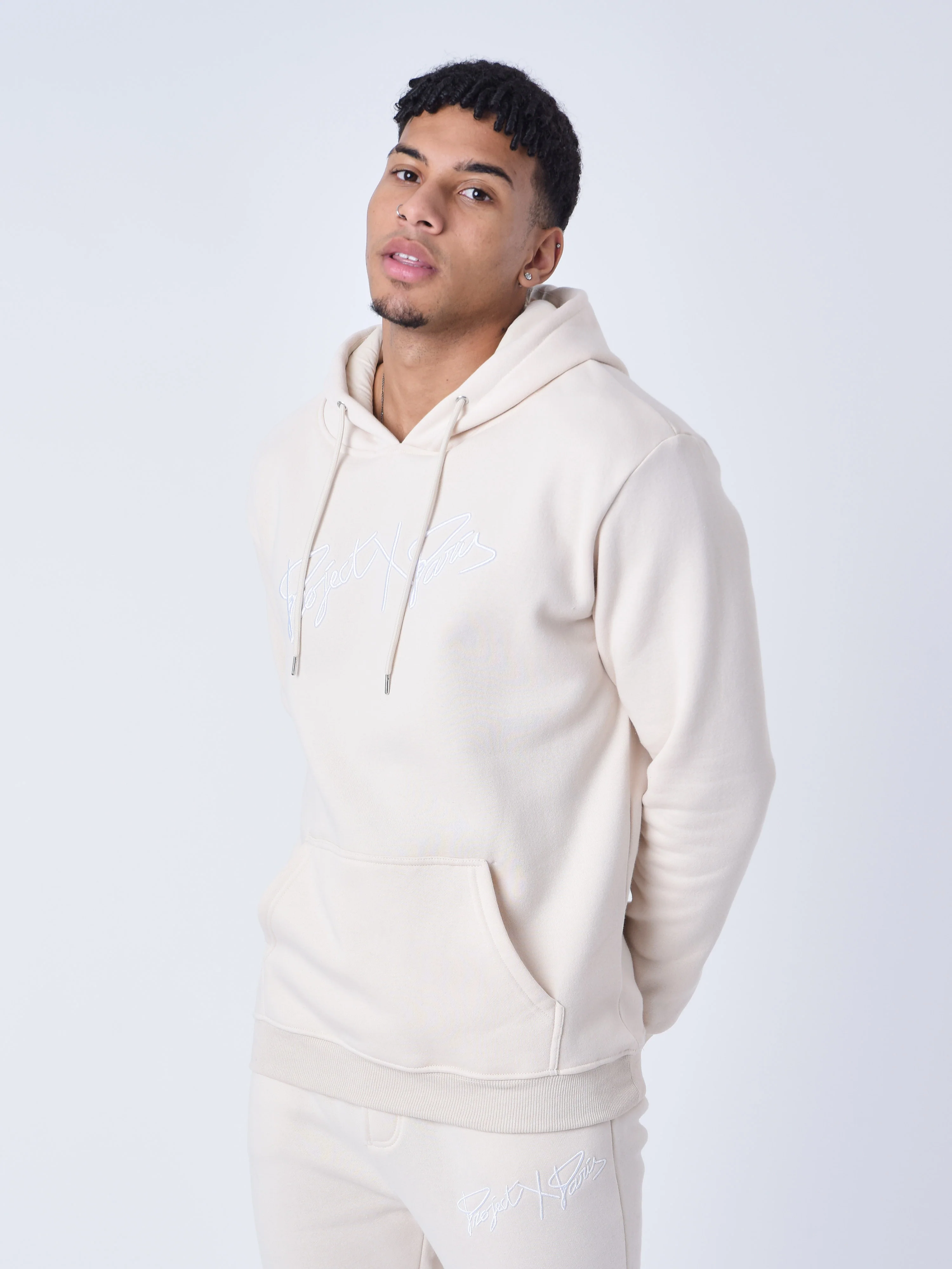 Sweat Ă Capuche full logo broderie - Image 2