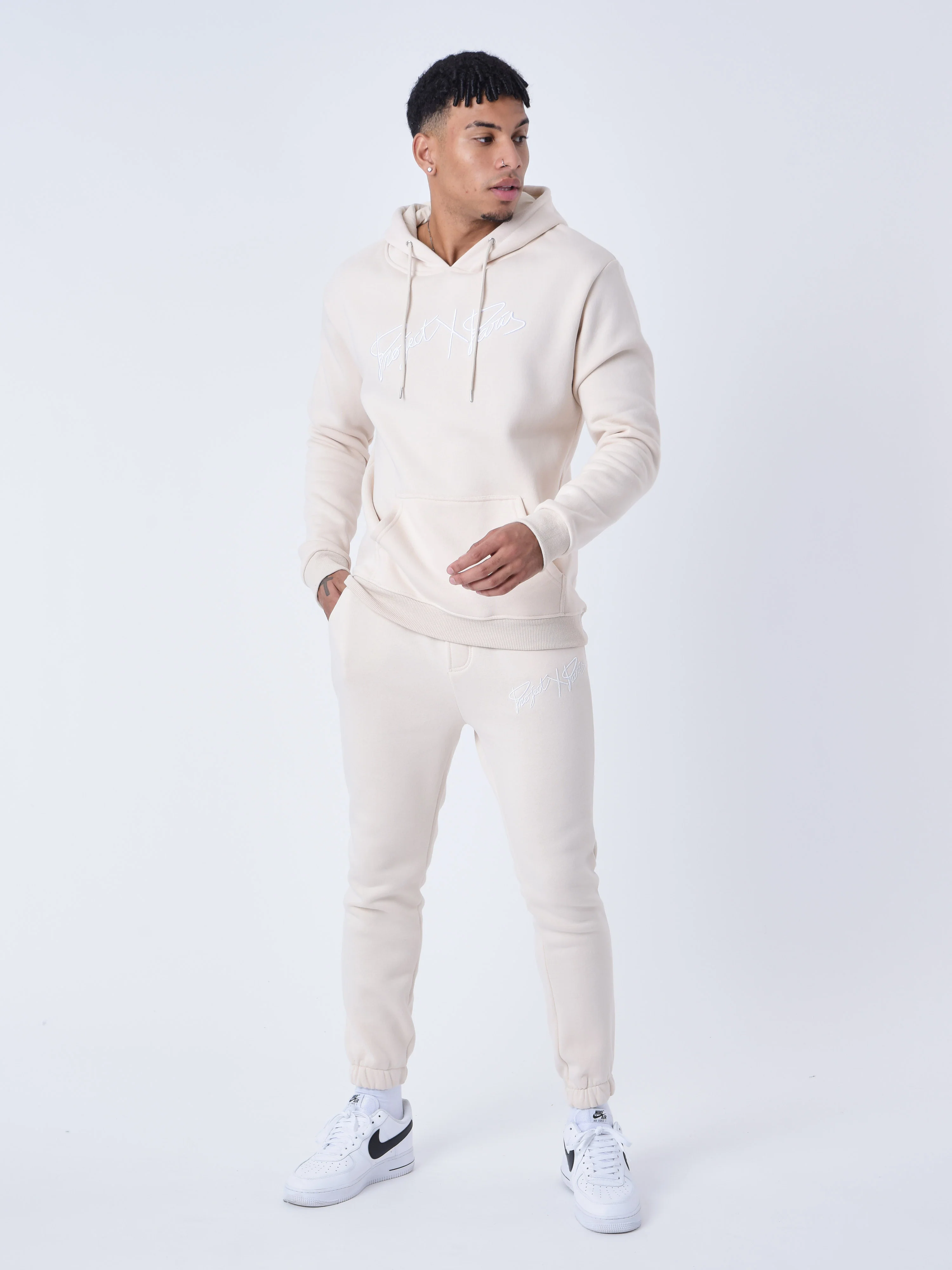 Sweat Ă Capuche full logo broderie - Image 3
