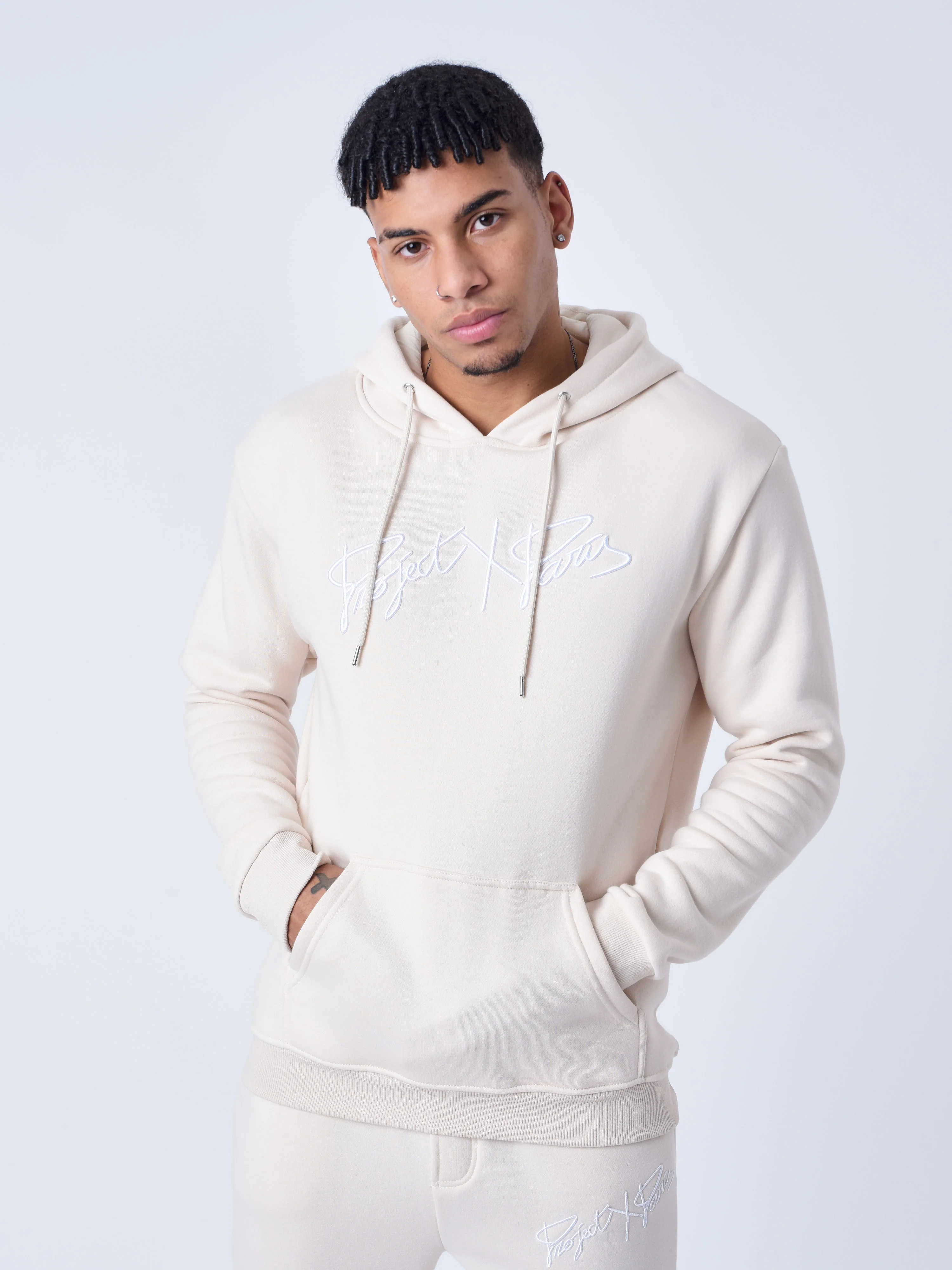 Sweat Ă Capuche full logo broderie - Image 4